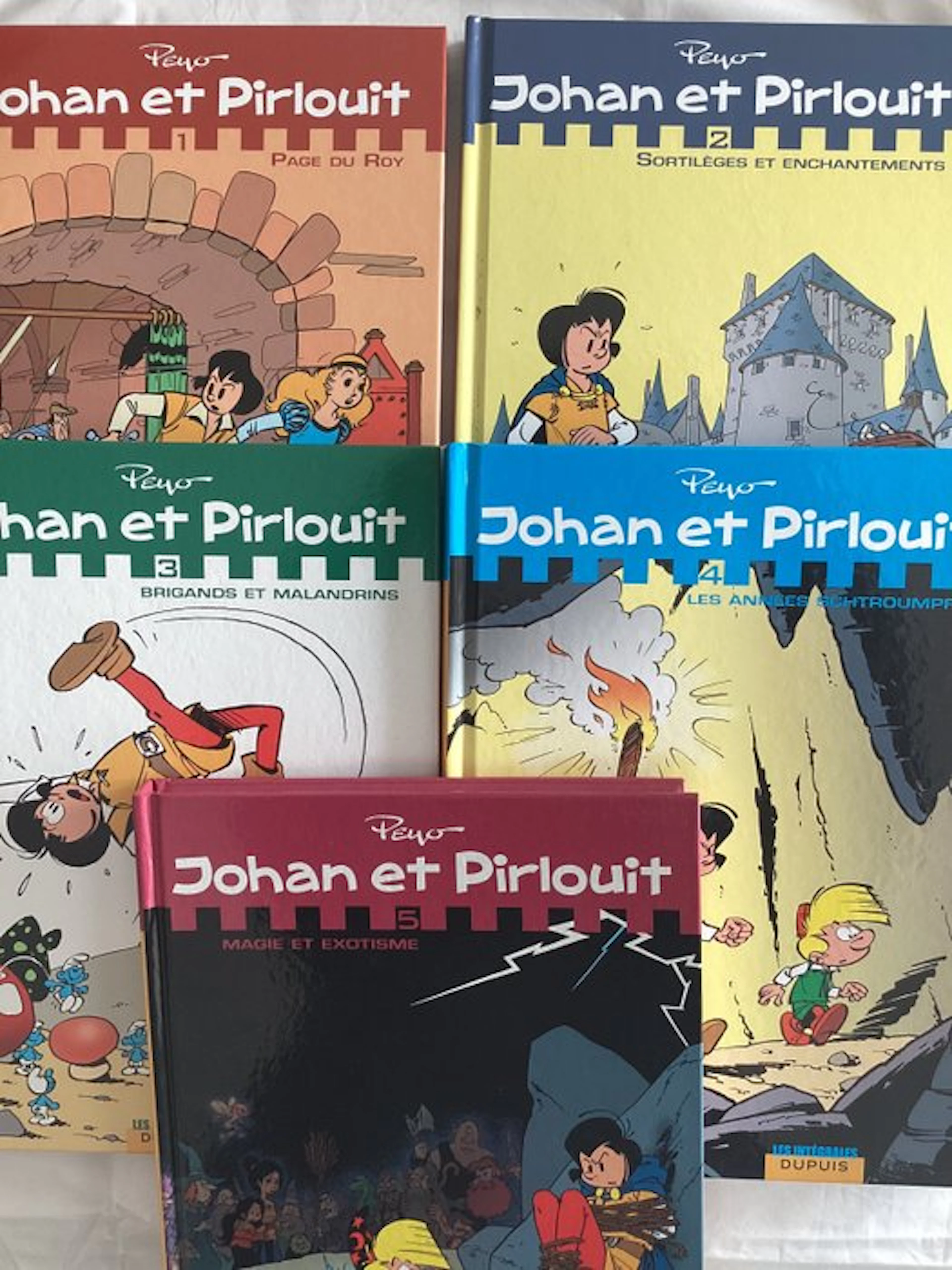 Johan et Pirlouit - Intégrale T1 à T5 - Série complète...