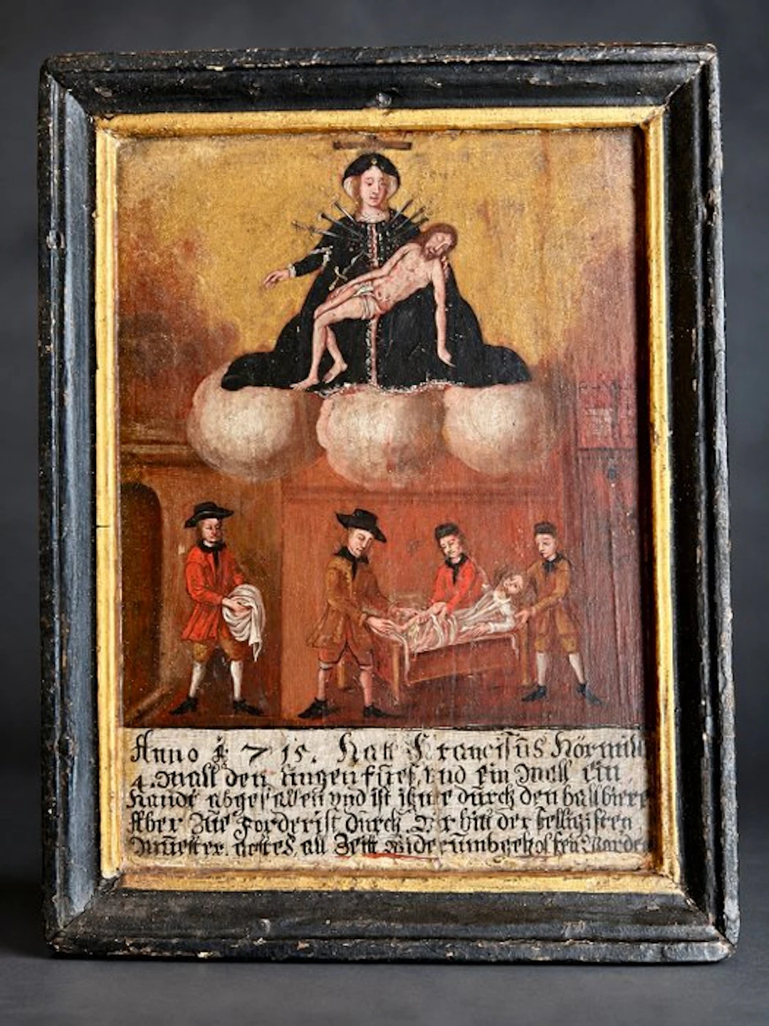 Rare Ex-voto - La Vierge des Sept Douleurs