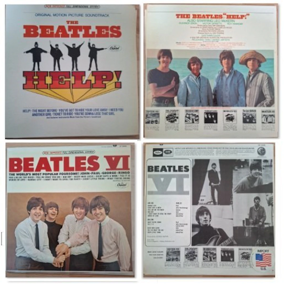 Beatles - HELP!; BEATLES VI - Multiple titles - LP albums...