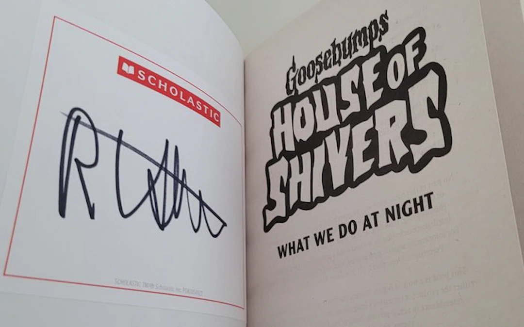 Goosebumps - R.L Stine - Autograph, Book