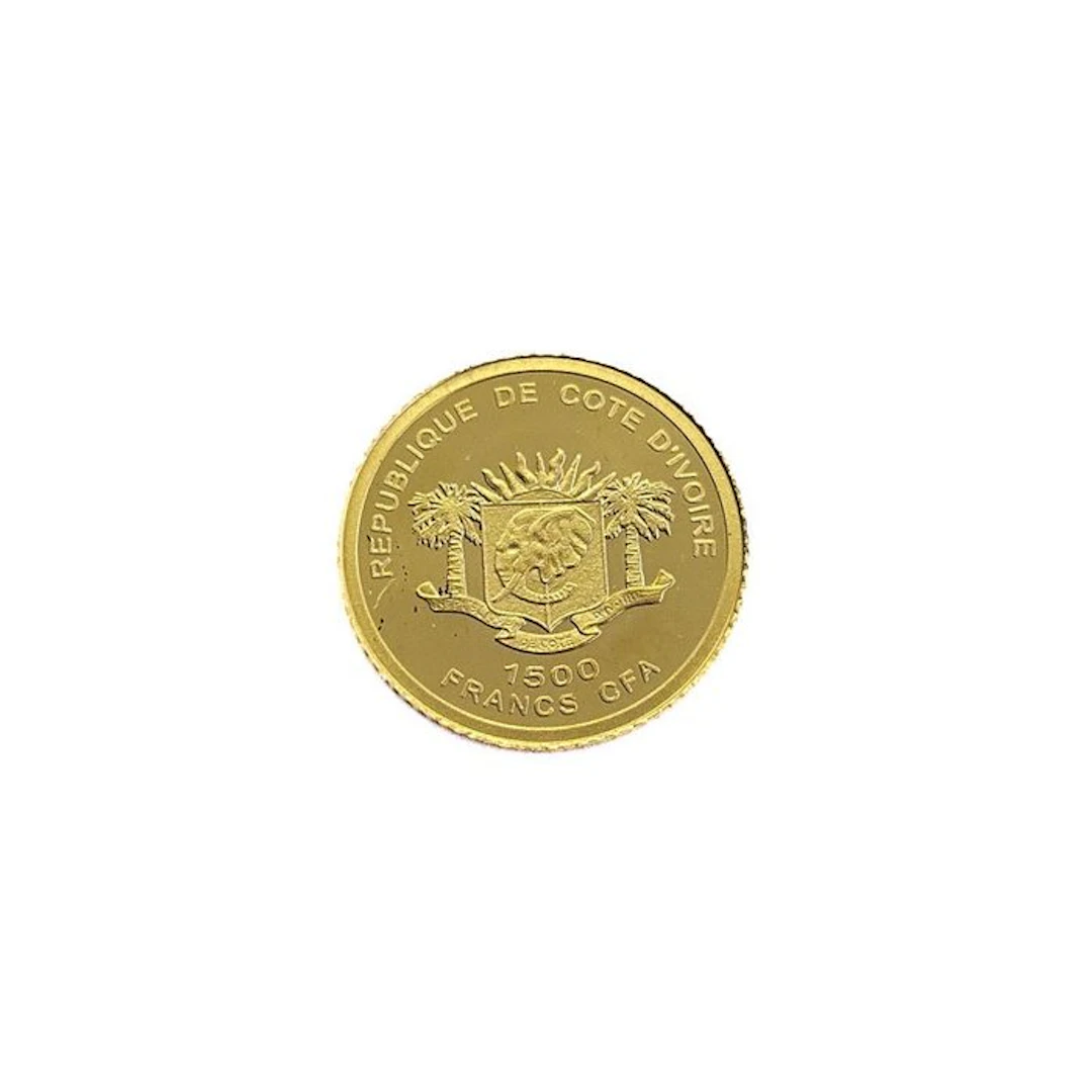 Côte d’Ivoire. 1500 Francs 2011 Lady Diana
