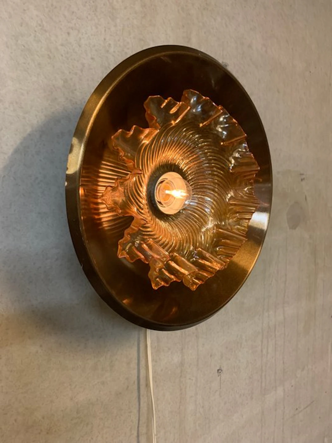 Lamp - Gilt bronze - Roos