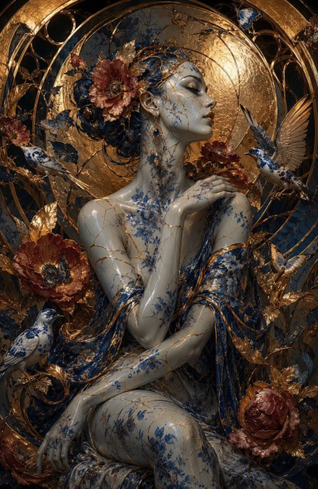 Yamila - XL - La Ninfa de Kintsugi