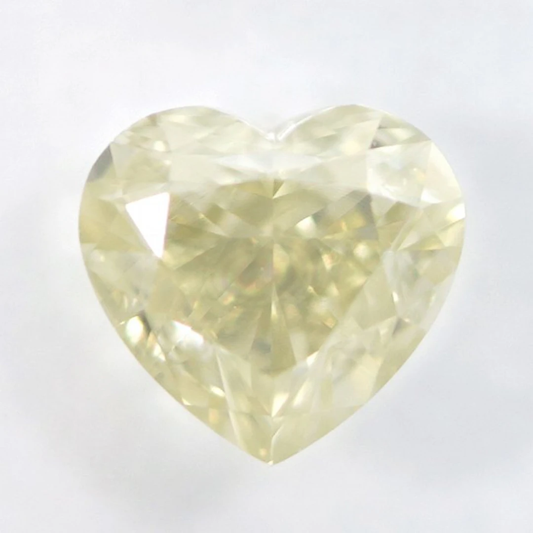 1 pcs Diamond (Natural coloured) - 0.78 ct - Heart...