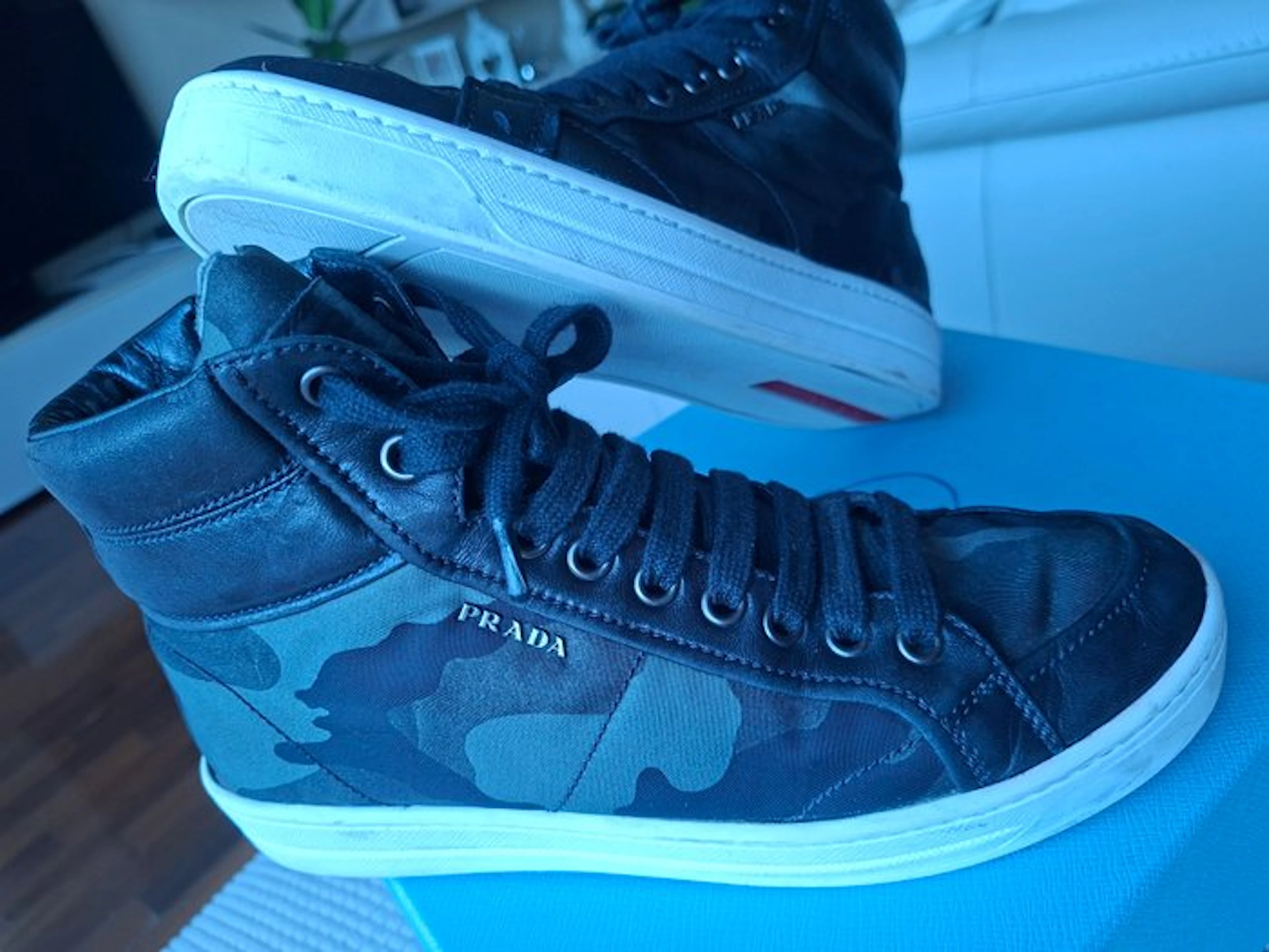 Prada - High top camo - Sneakers - Size: EU 37