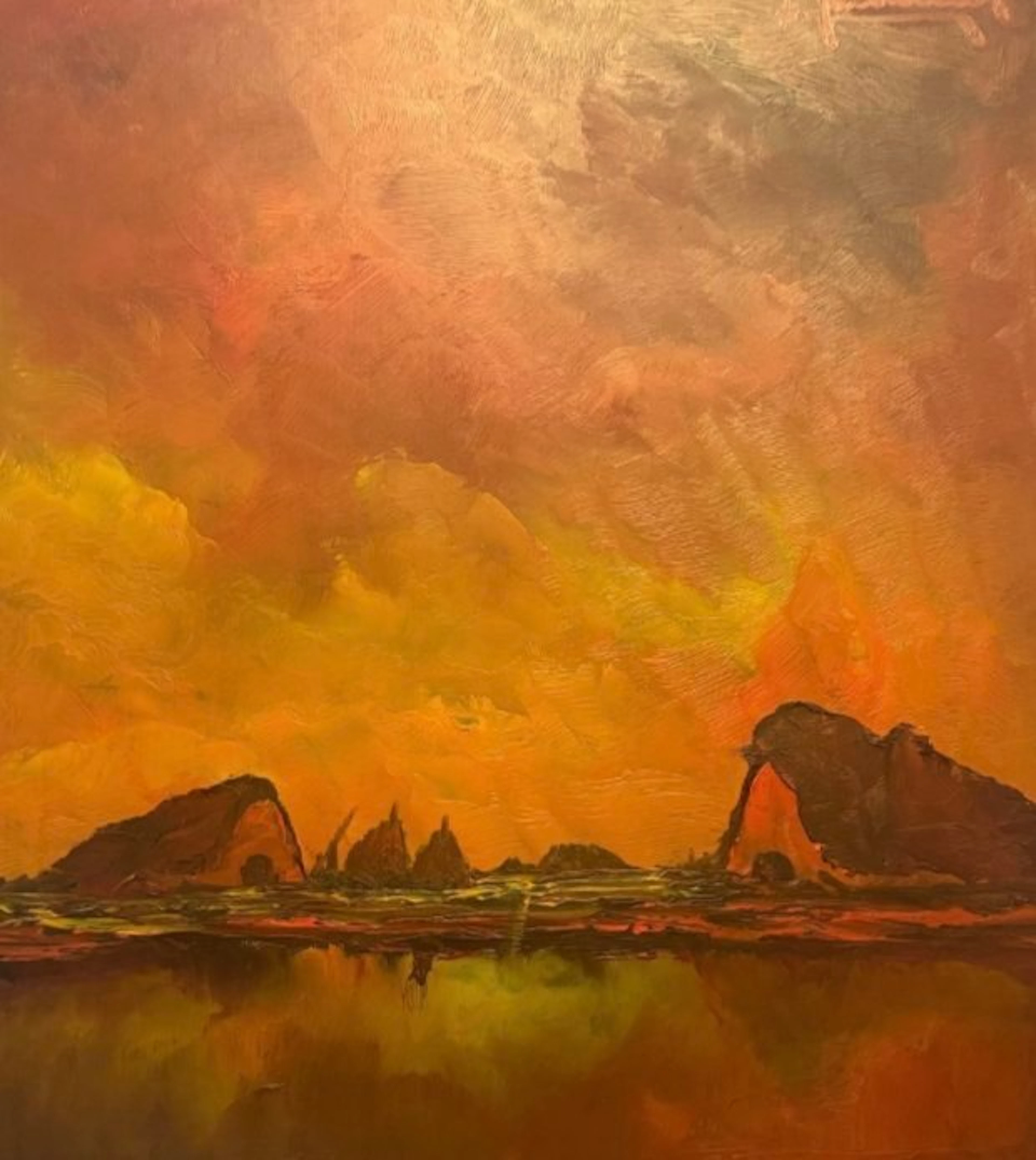 Leo Jordaens (1944-2000) - Burning sky