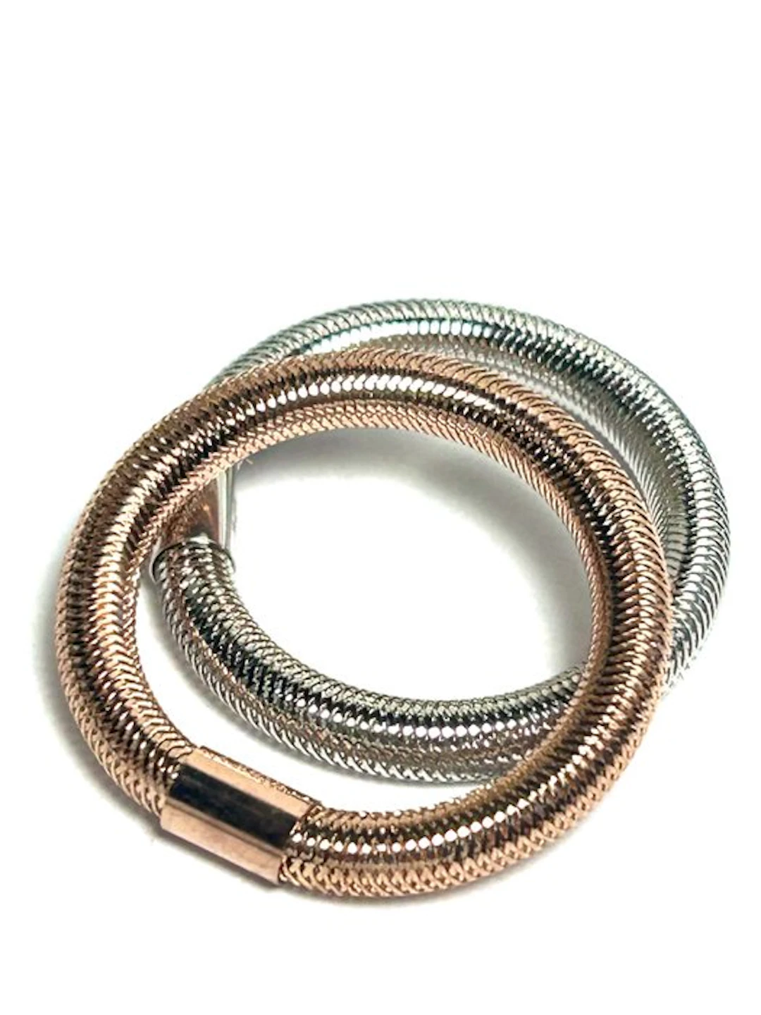 Ring - 18 kt. White gold, Rose gold - Modern design