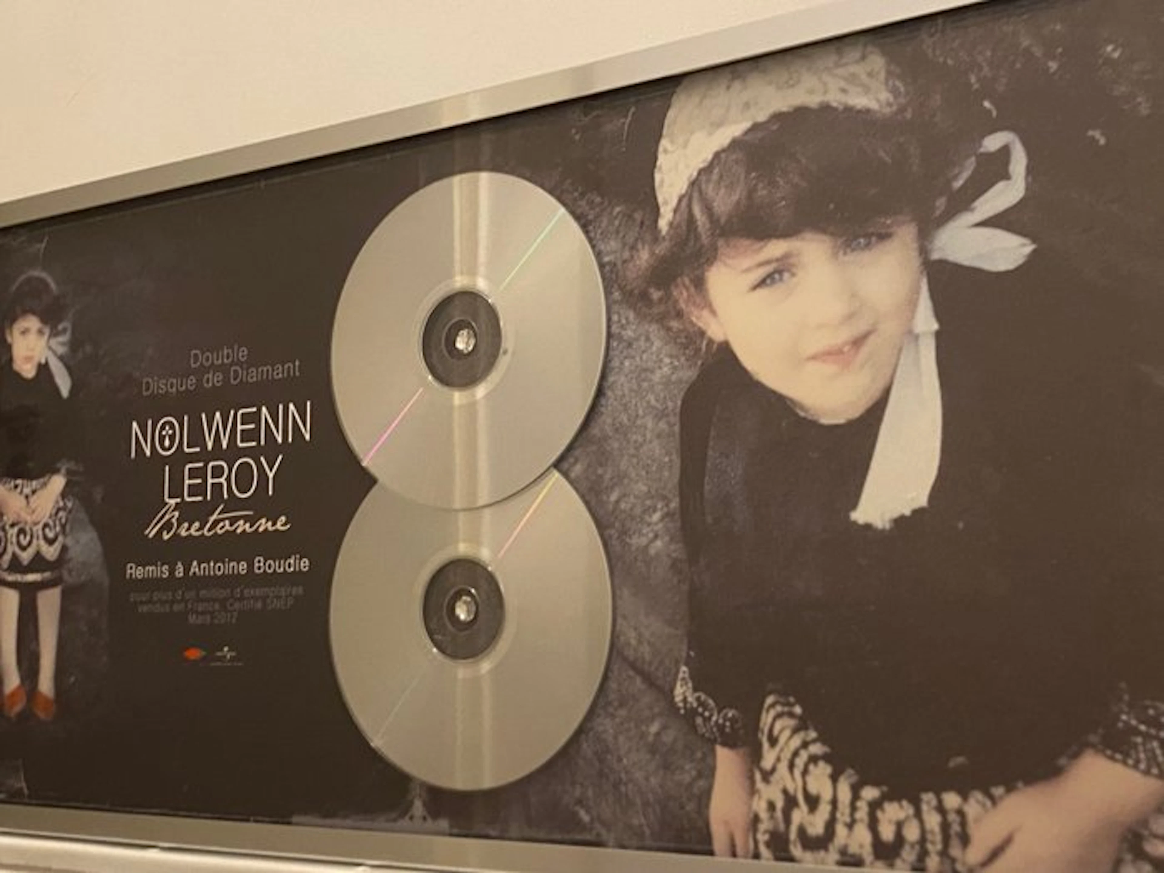 Nolwenn Leroy - Double Diamond Music Award - Bretonne - Certified SNEP - 2012