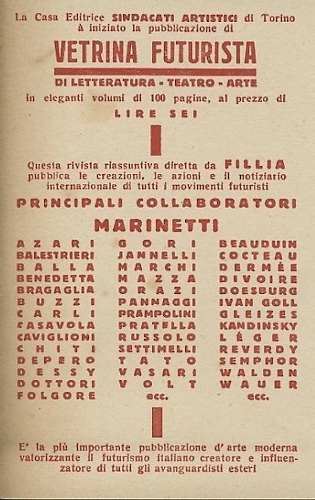 Italy - Marinetti Futurist Window Display Futurism - Postcard - 1930-1920