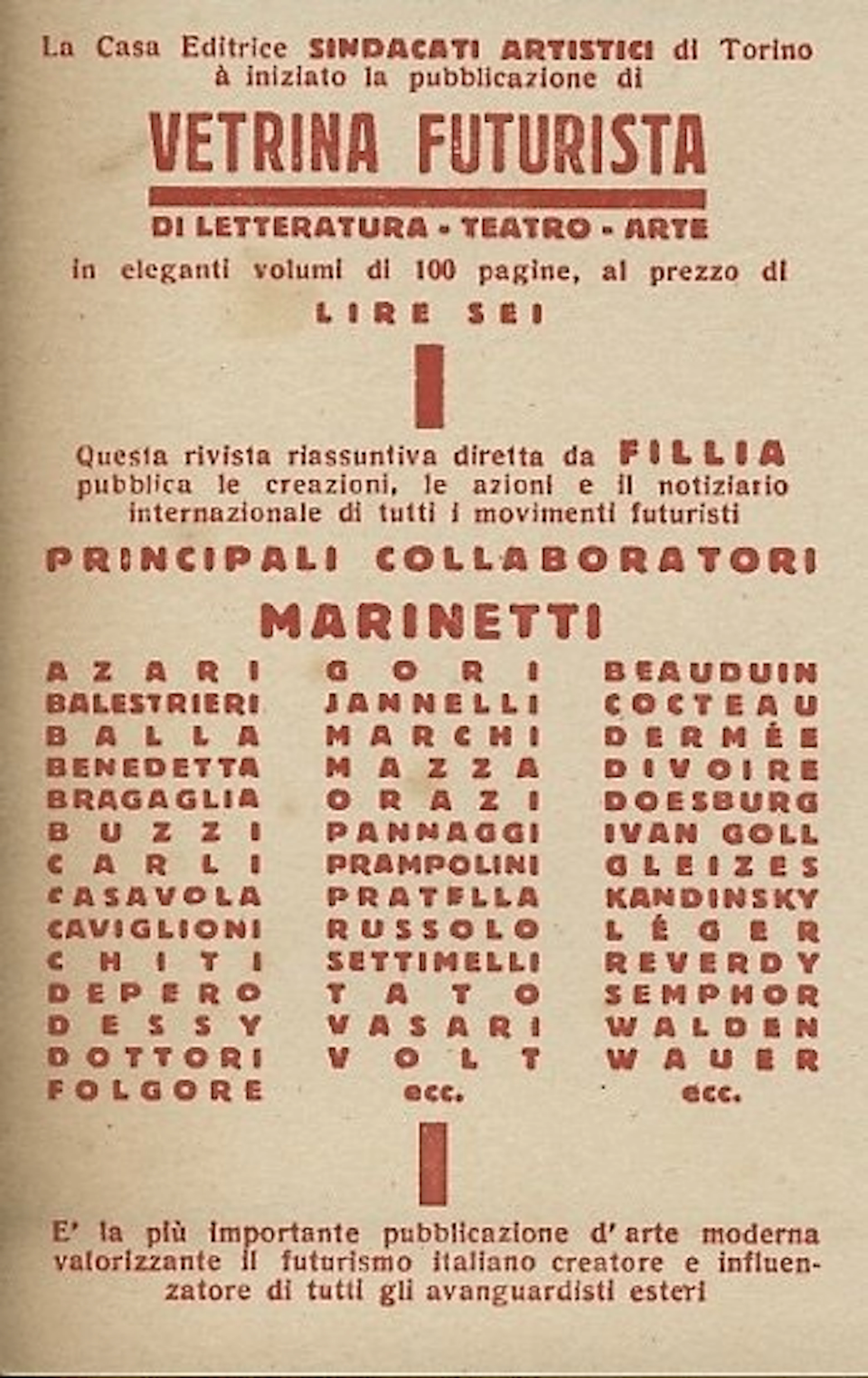 Italy - Marinetti Futurist Window Display Futurism - Postcard - 1930-1920
