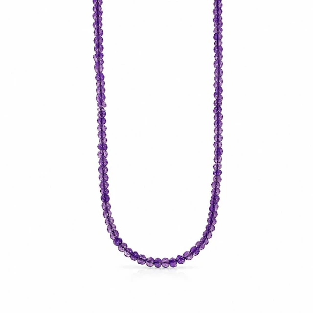 Amethyst - 18 kt. - Necklace