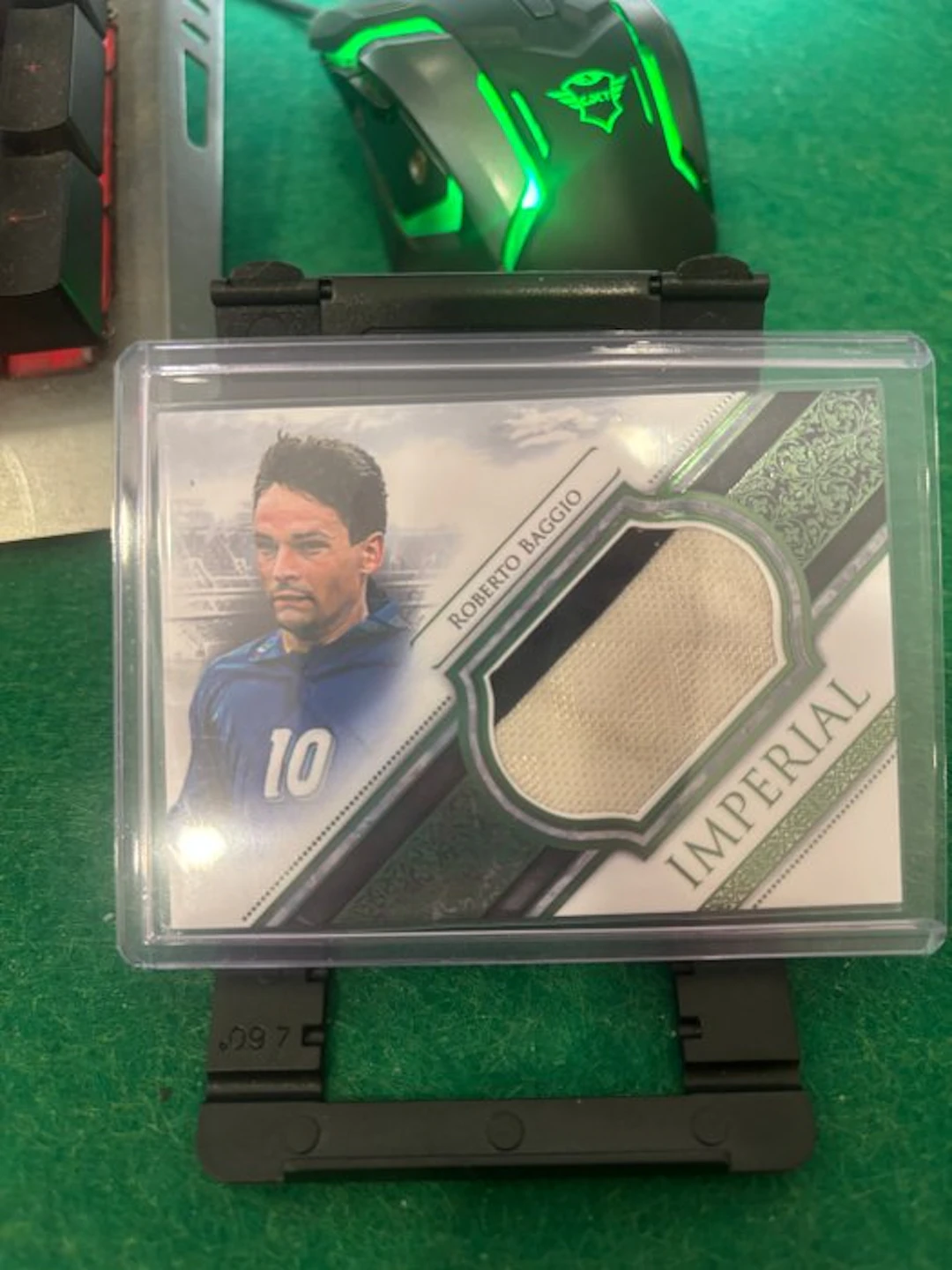 1990/91 Futera Imperial Roberto baggio IM02 Memorabilia card