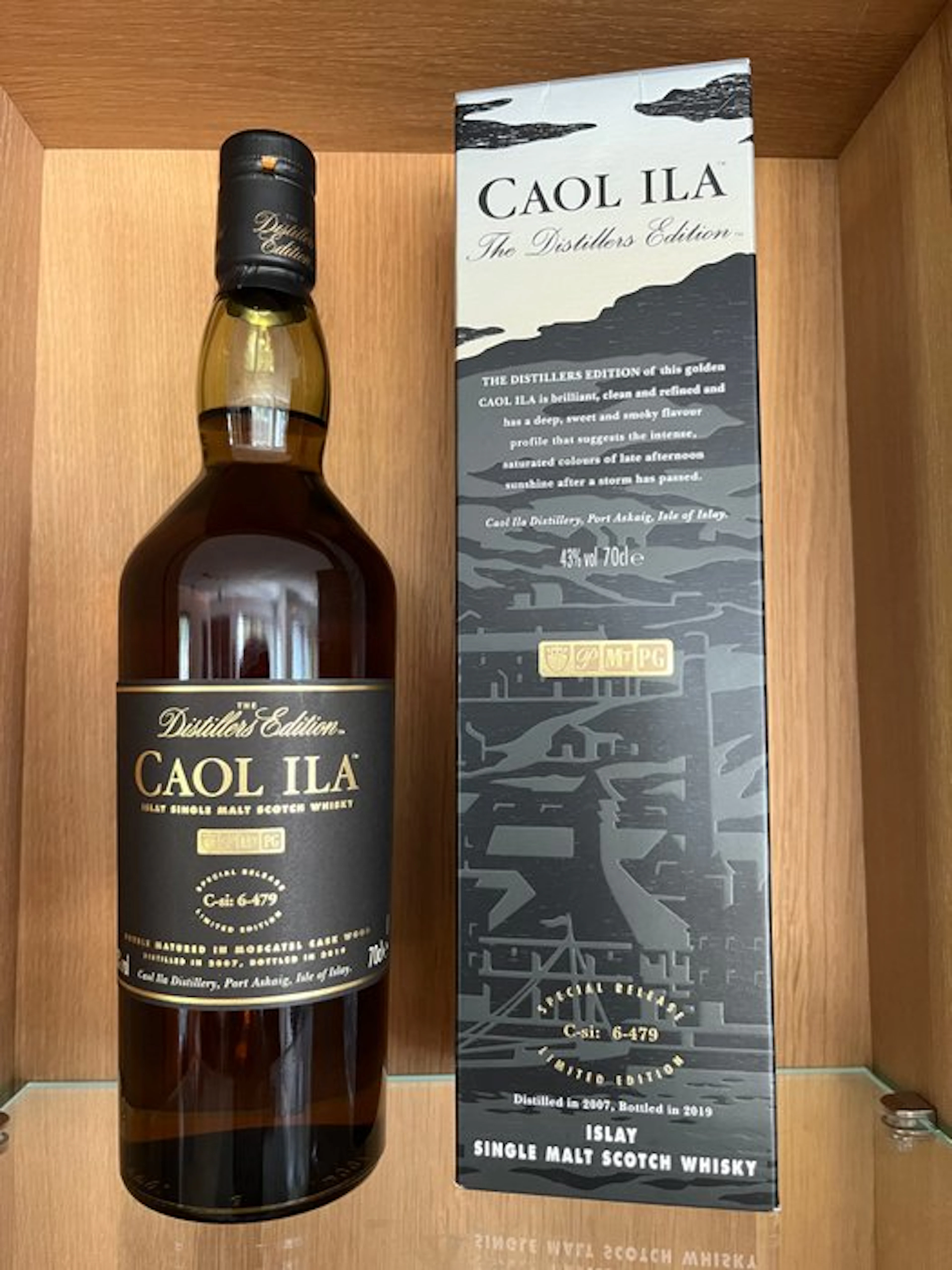 Caol Ila 2007 12 years old The Distillers Edition - Moscatel Cask Finish - b