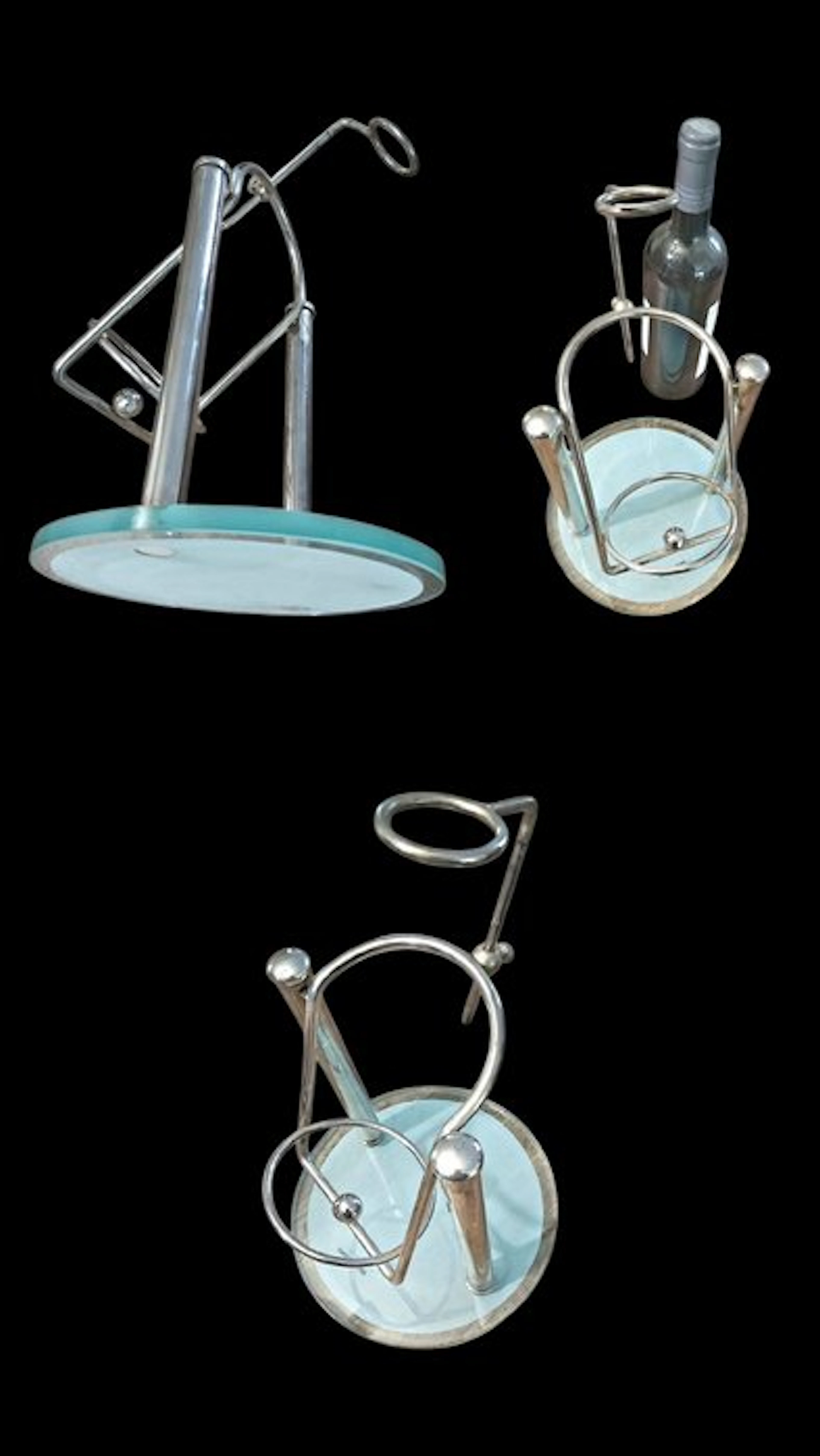 œnologique/vin - Decanter - Nickel plated brass - Cradle of Decantation