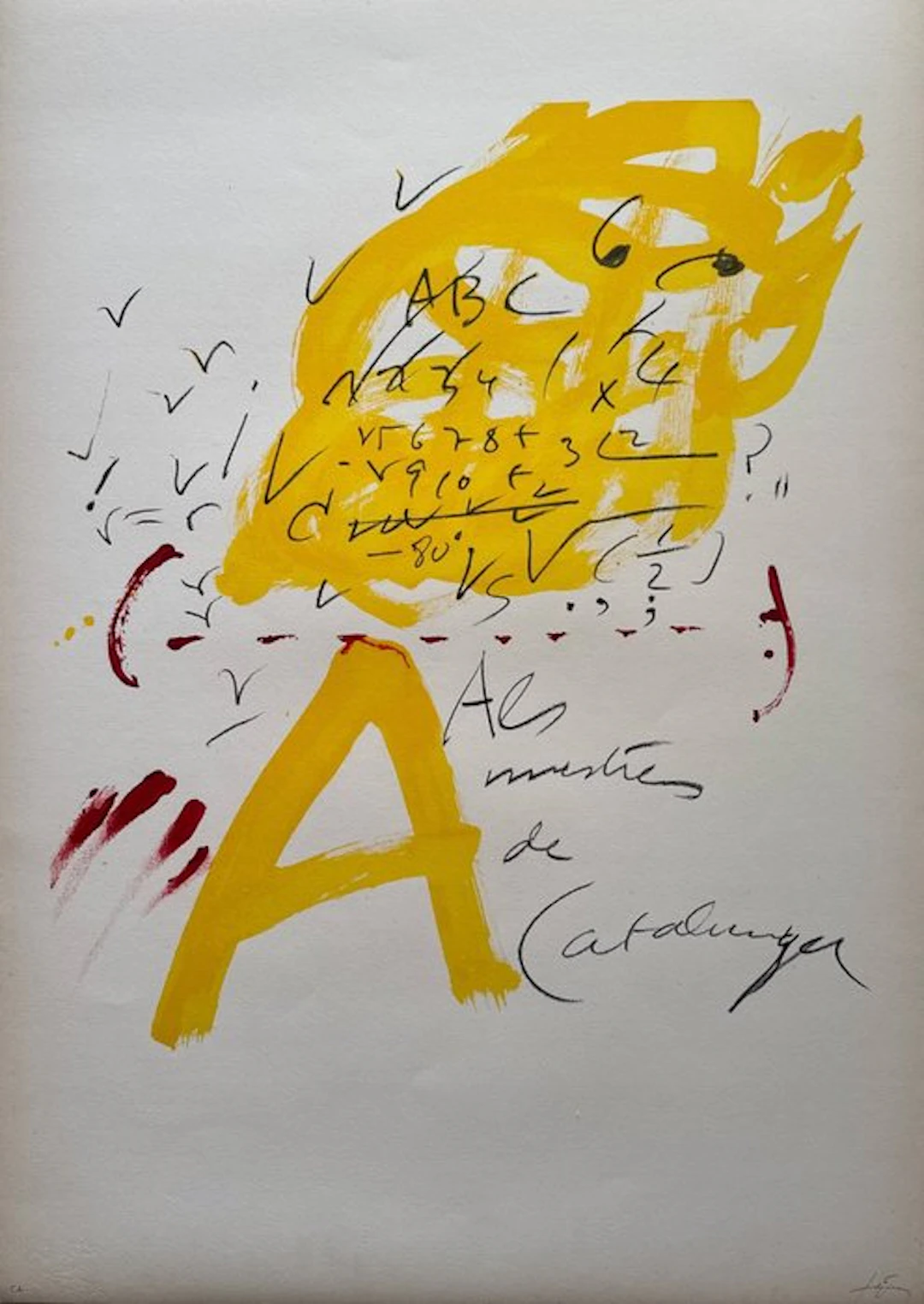 Antoni Tapies (1923-2012) - Als mestres de catalunya