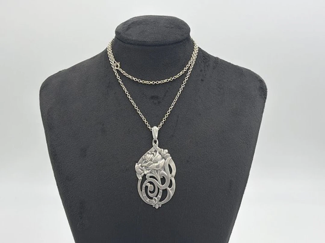 No reserve price - Necklace with pendant Silver - 835
