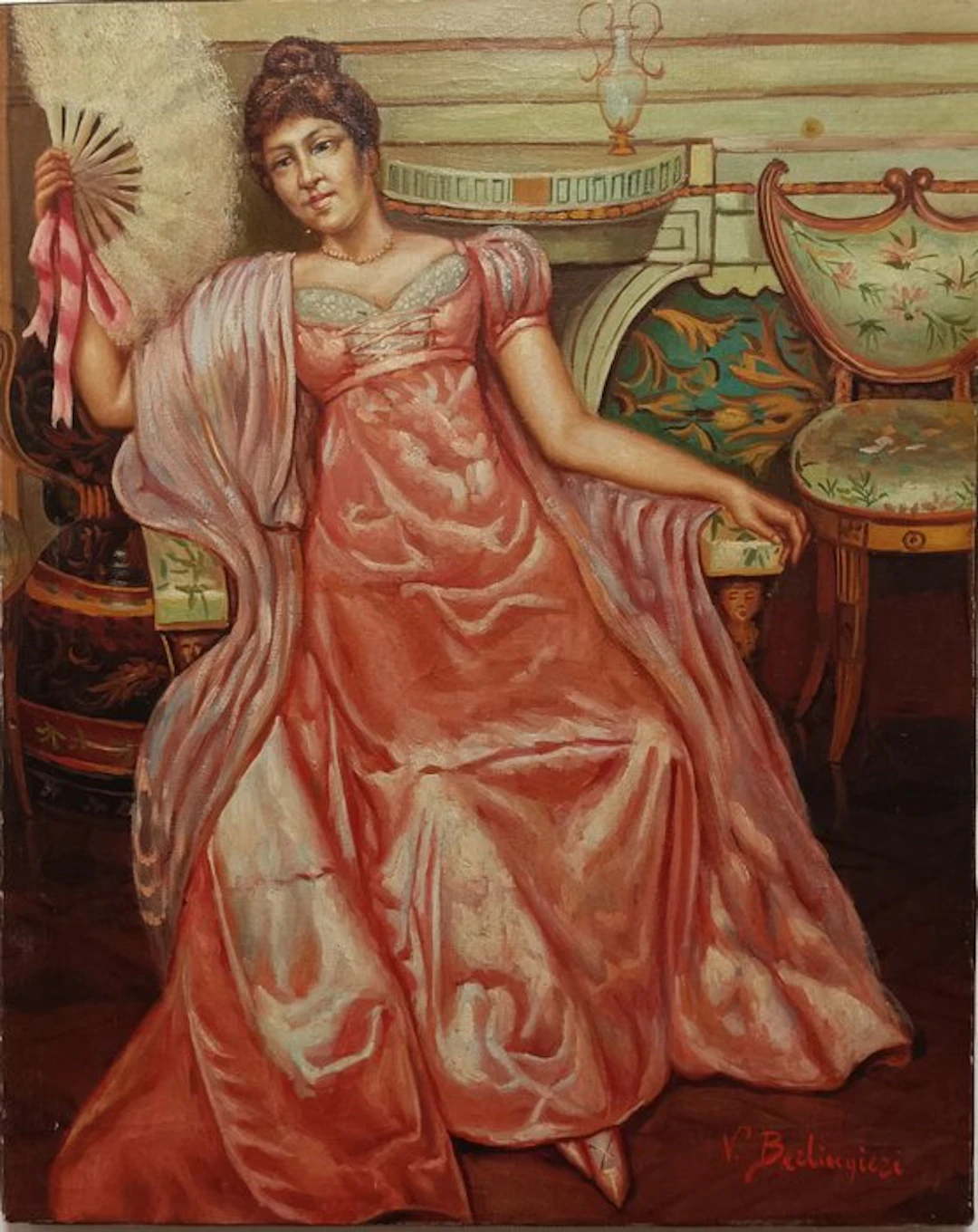 Vittorio Berlingieri (XX) - Nobildonna francese