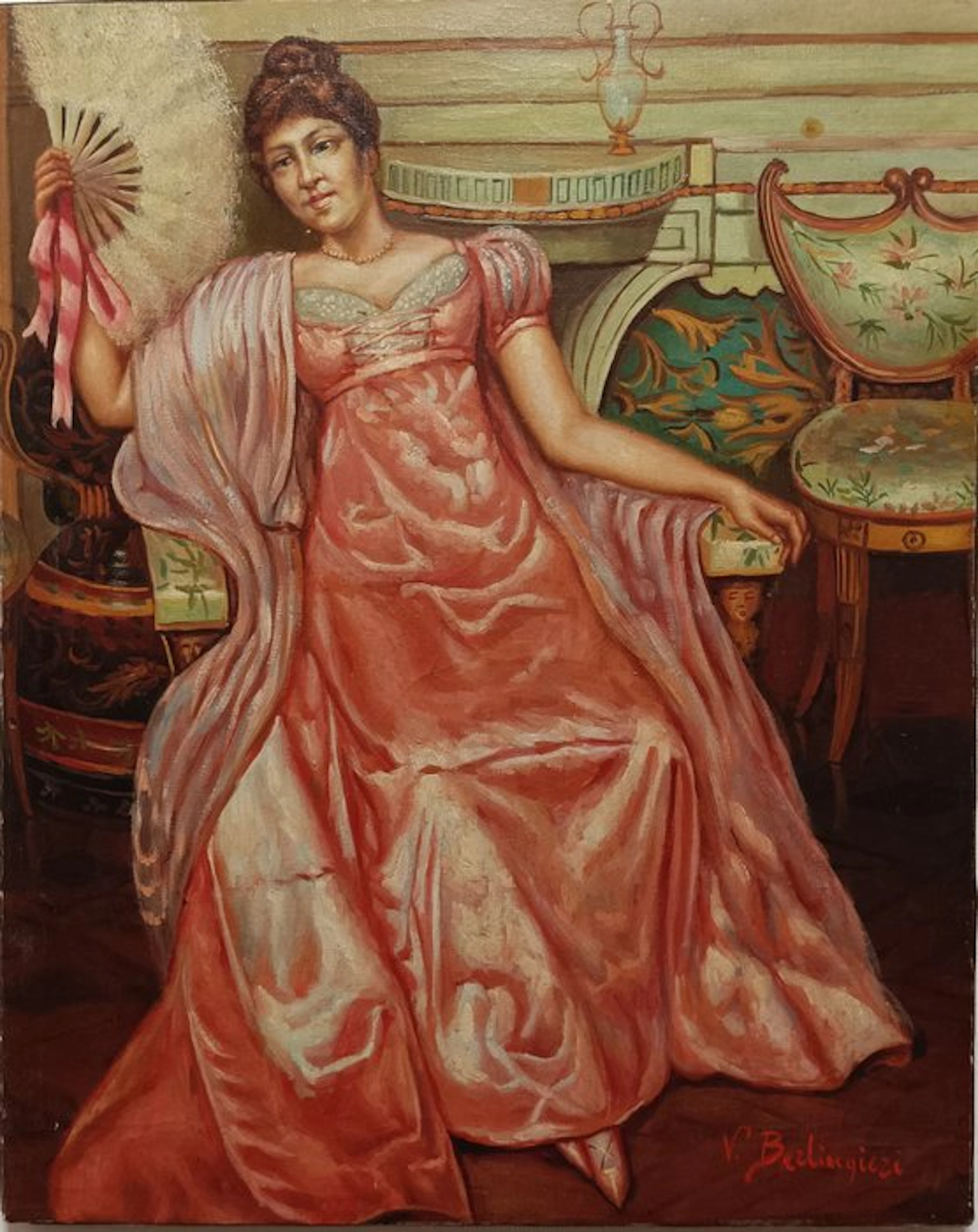 Vittorio Berlingieri (XX) - Nobildonna francese