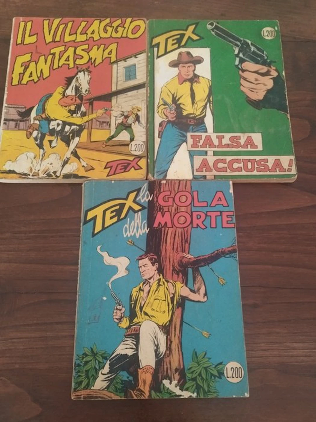 Tex 36-37-39. Spillati - 3 Comic - First edition - 1963/1964