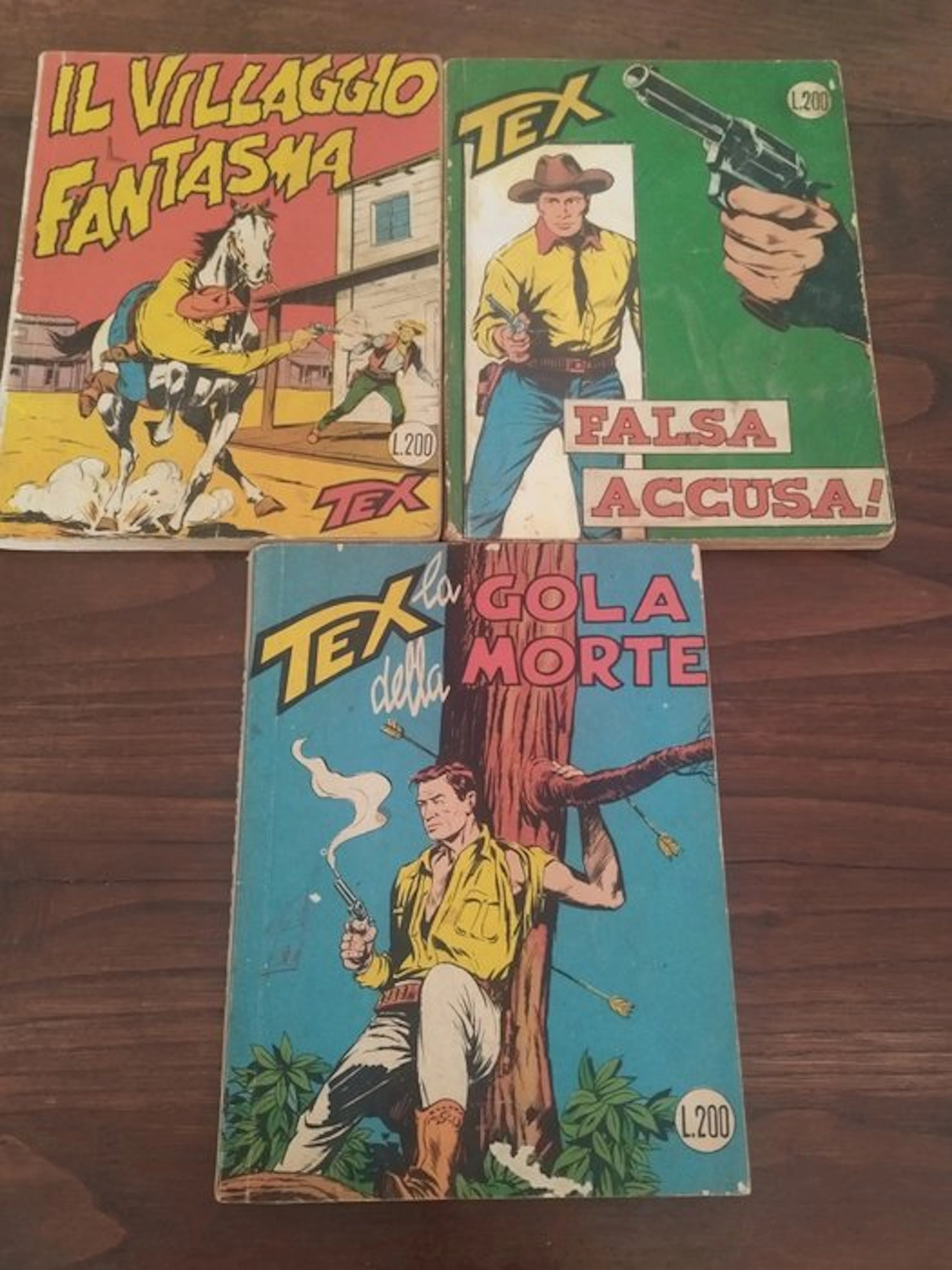 Tex 36-37-39. Spillati - 3 Comic - First edition - 1963/1964