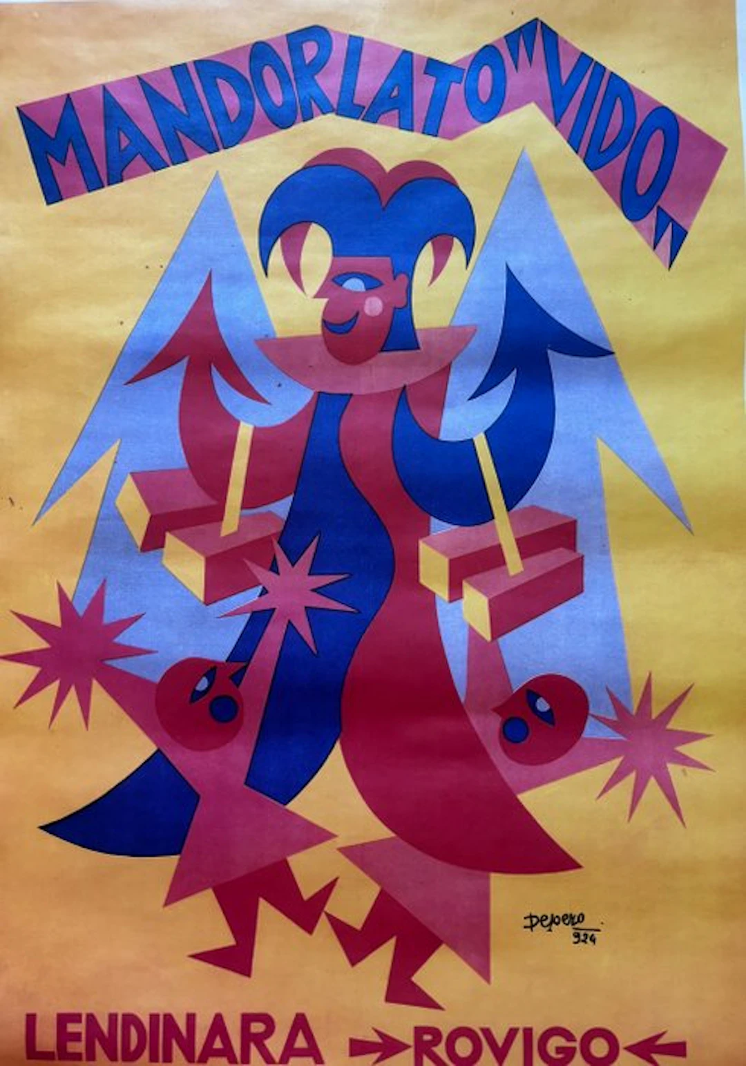 Fortunato Depero - Mandorlato Vido Futurismo...
