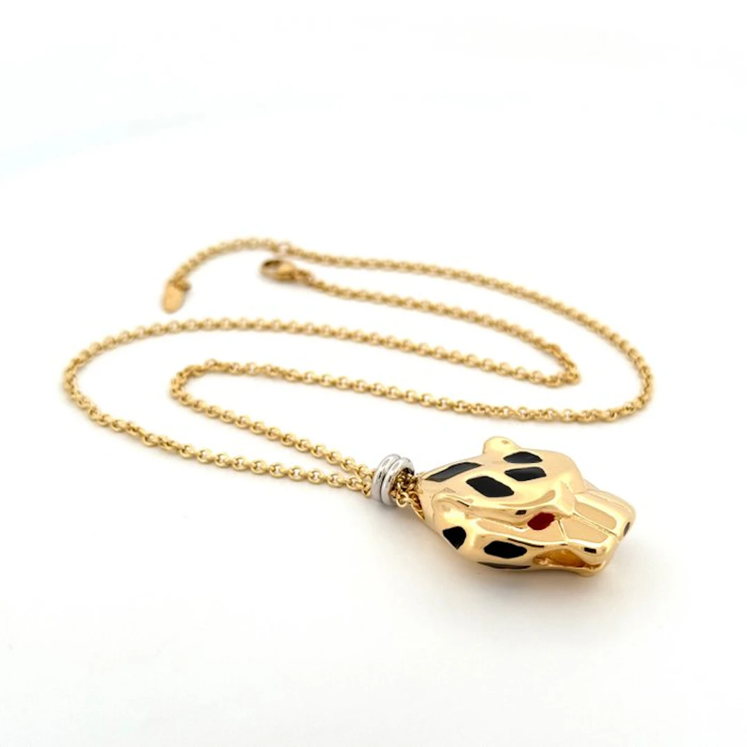 Necklace - 18 kt. Yellow gold - Big Panther
