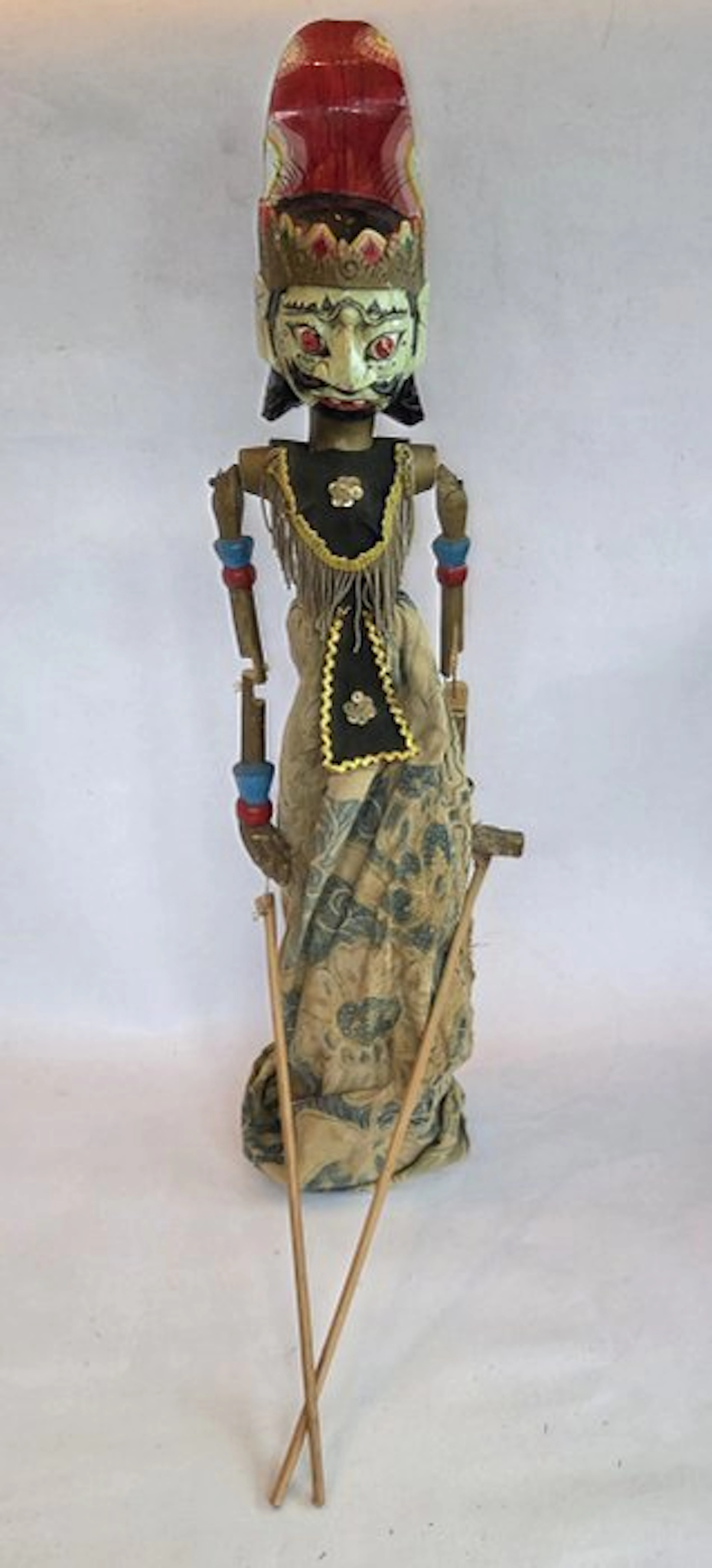 Wayang golek Sundanese - Wood, Cotton - 1950-1960, 1980-1990