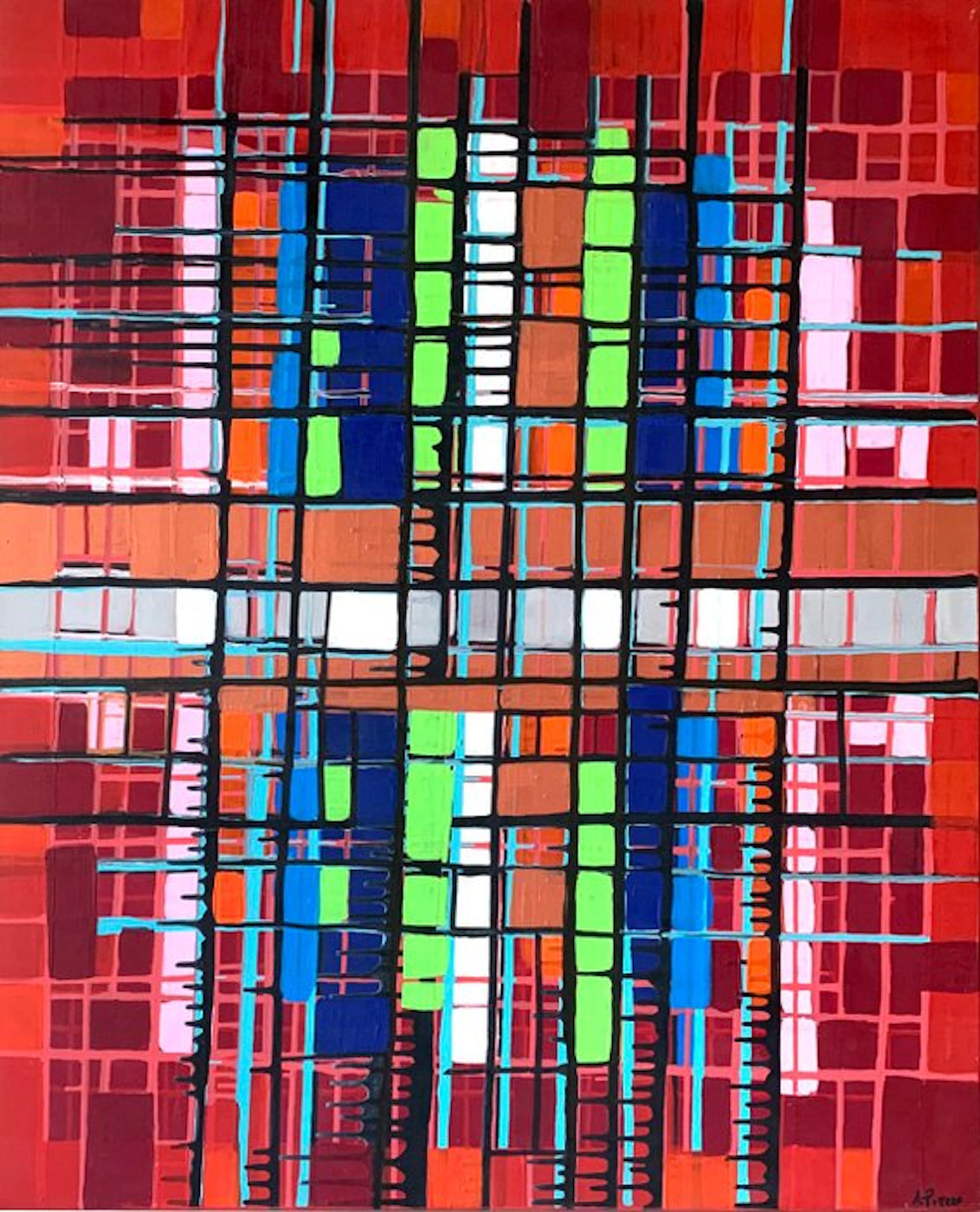 Alfredo Pierro (1976) - Colature sul rosso