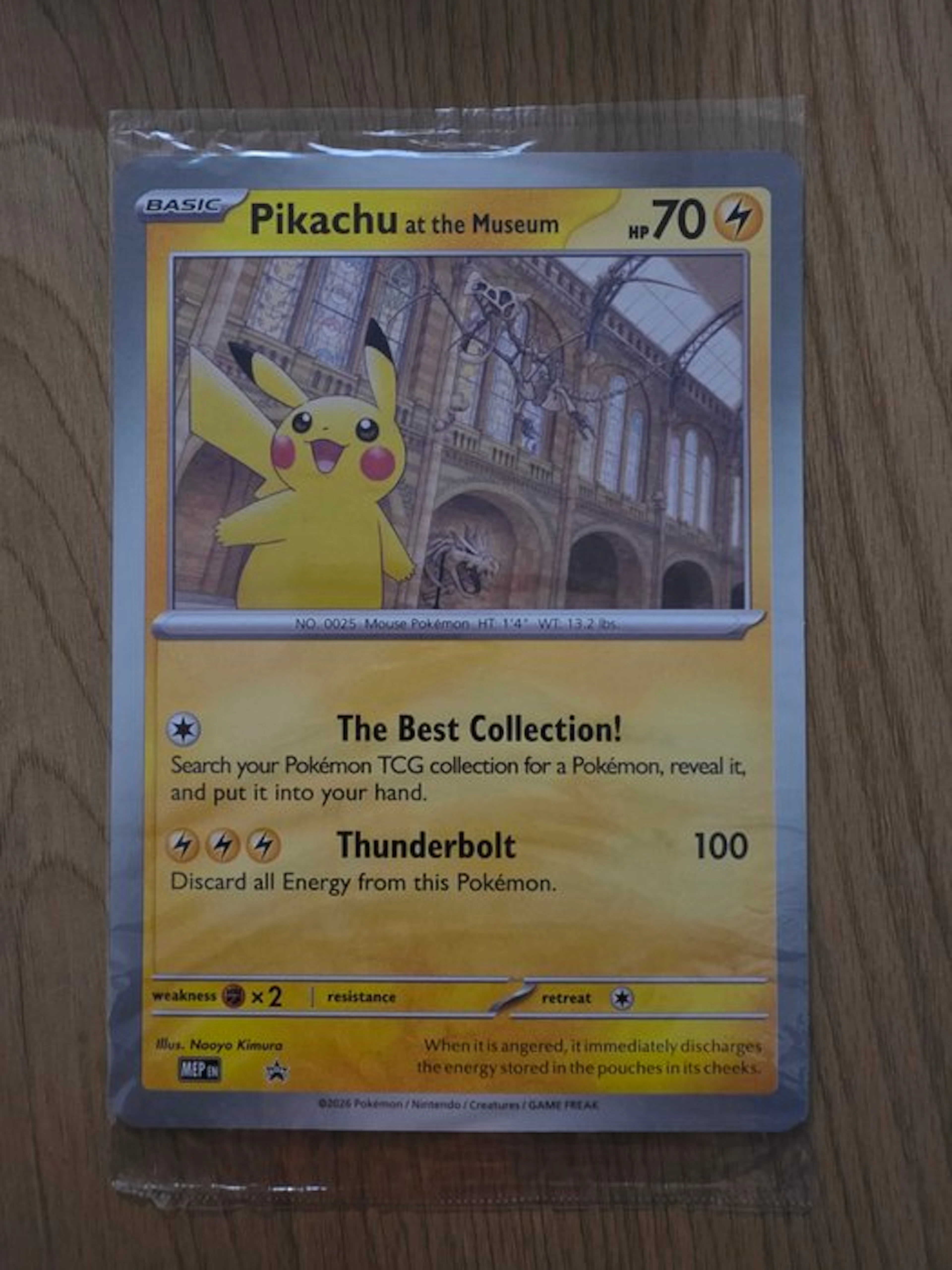 Pokémon - 1 Sealed card - Pikachu Promo card