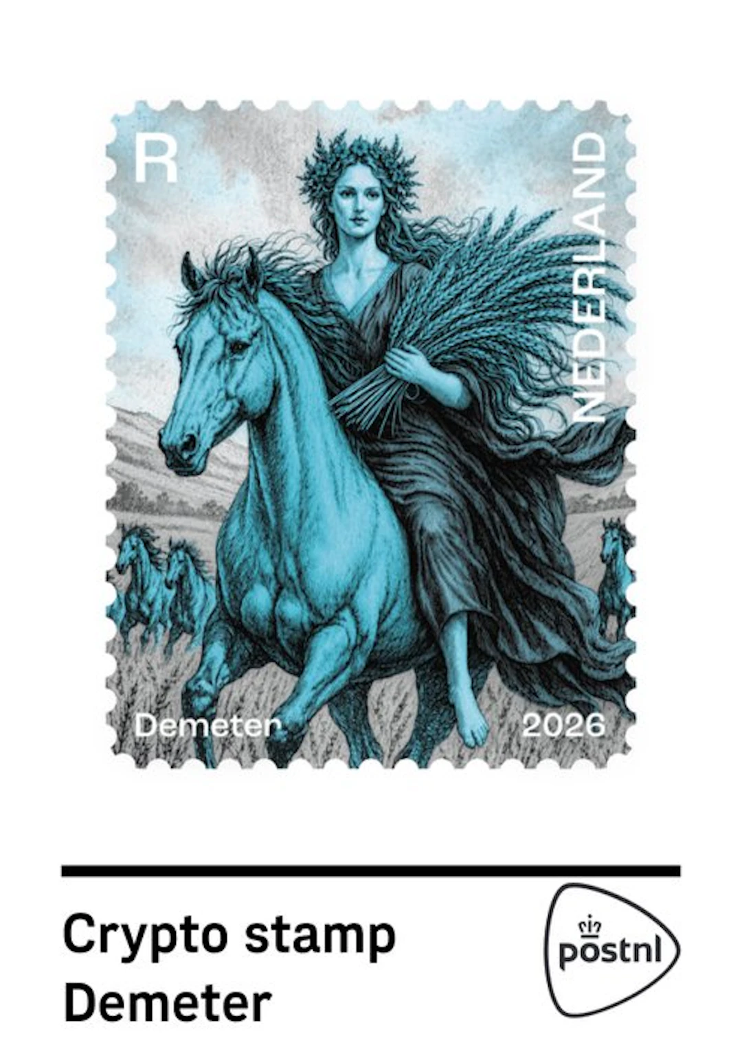 Europe 2026/2026 - Crypto stamp Heroes of Mythology Collection