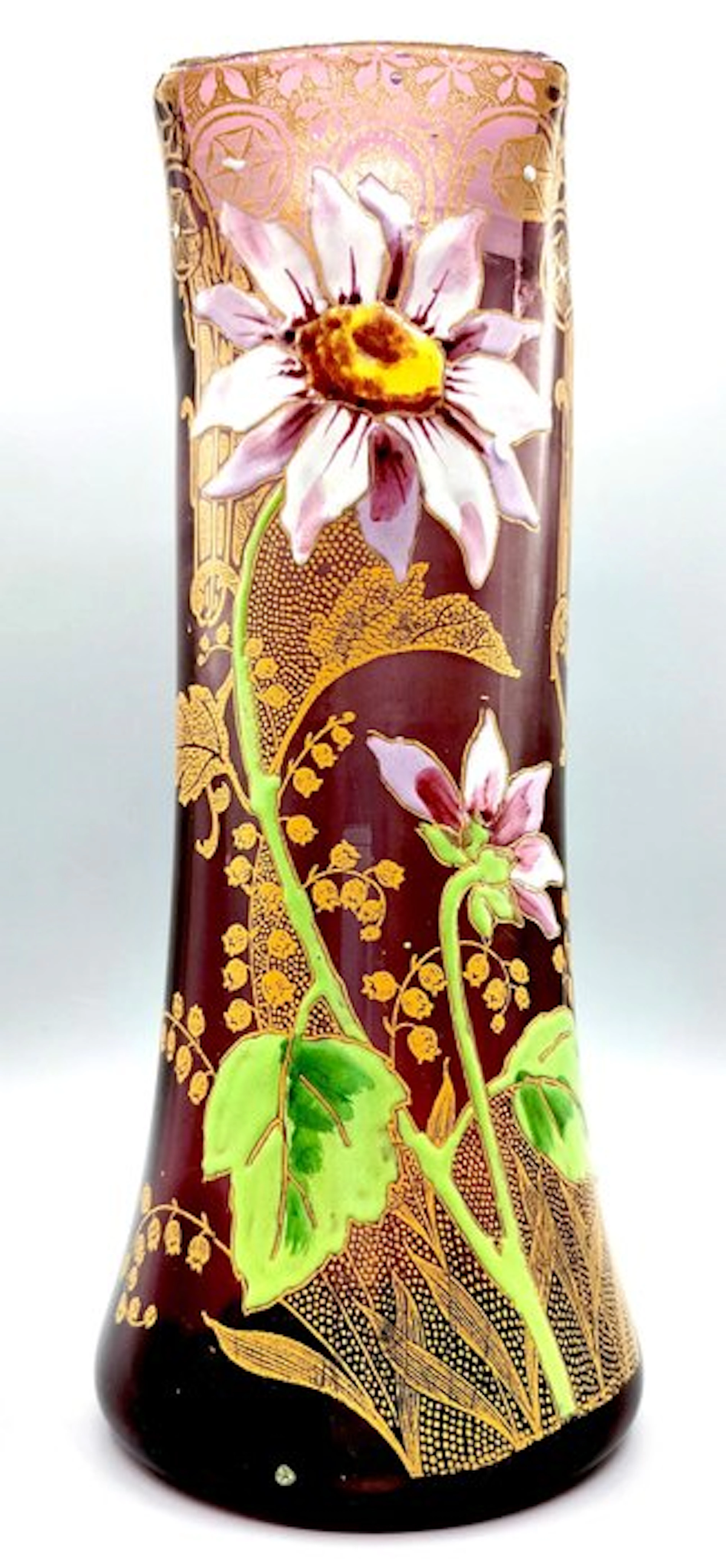 LEGRAS (1839-1916) - Vase - Large Belfort Vase with...
