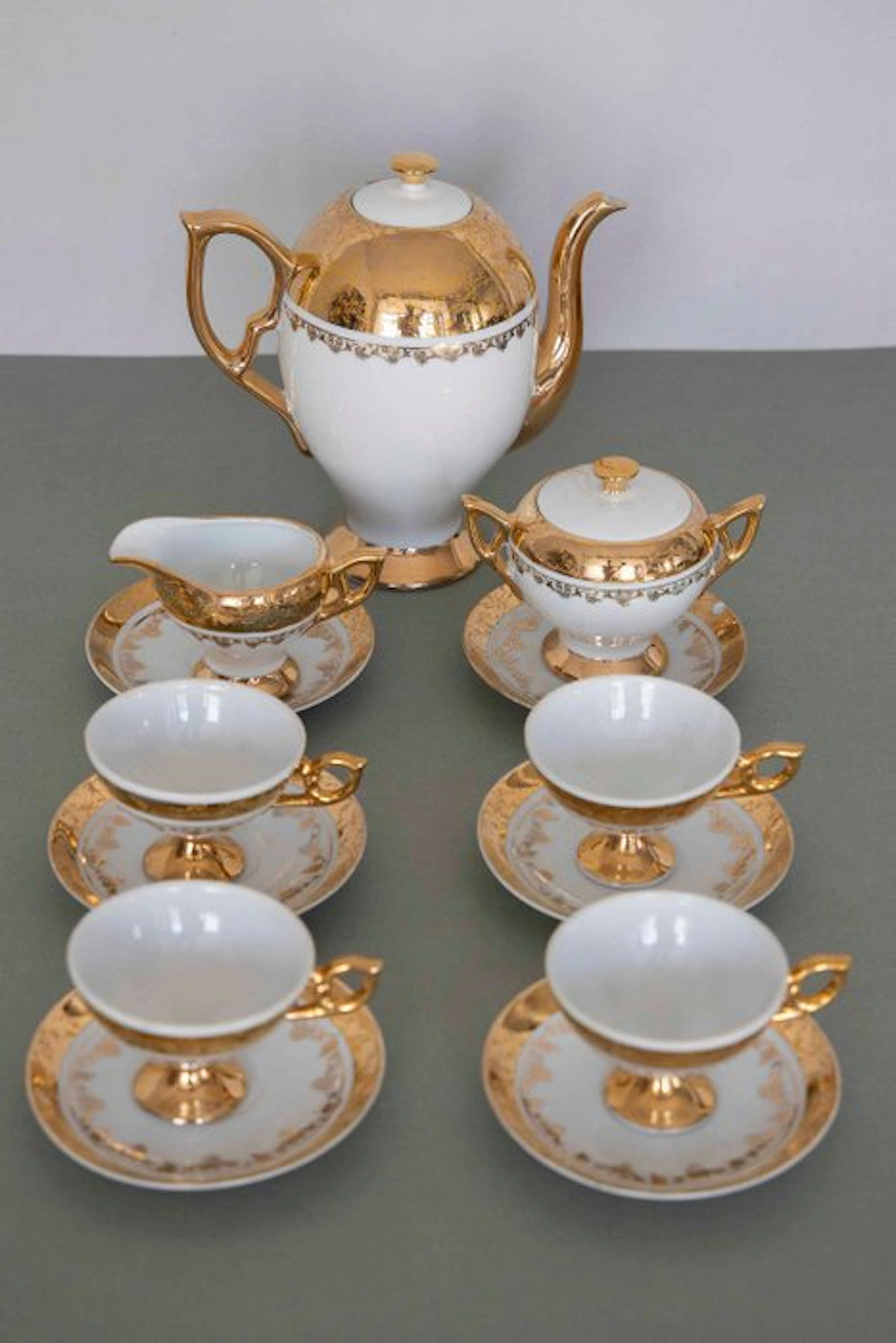 Bavaria - Tea cup set (13) - Porcelain