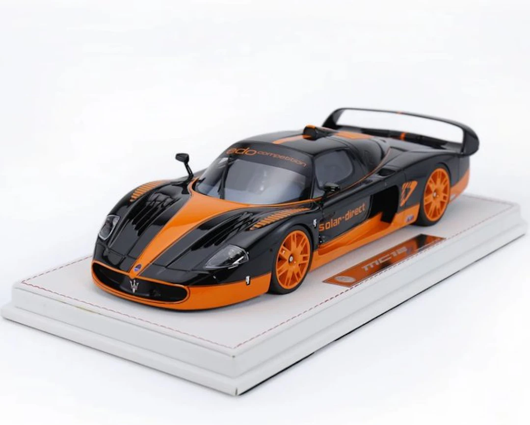 GL Model 1:18 - Model car - Maserati MC12 - GT1 Oranje /...