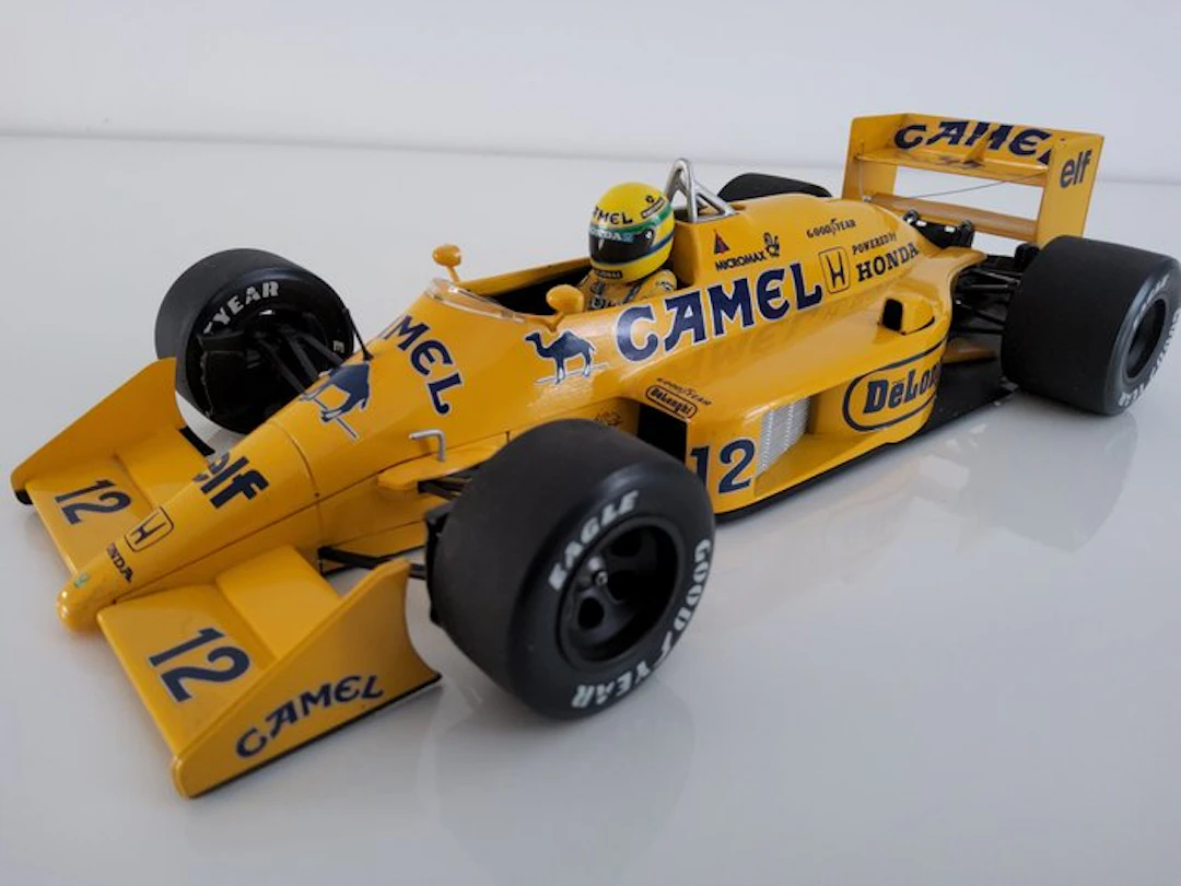 MiniChamps 1:18 - Model race car - Lotus Honda 99T - 1987 Ayrton Senna