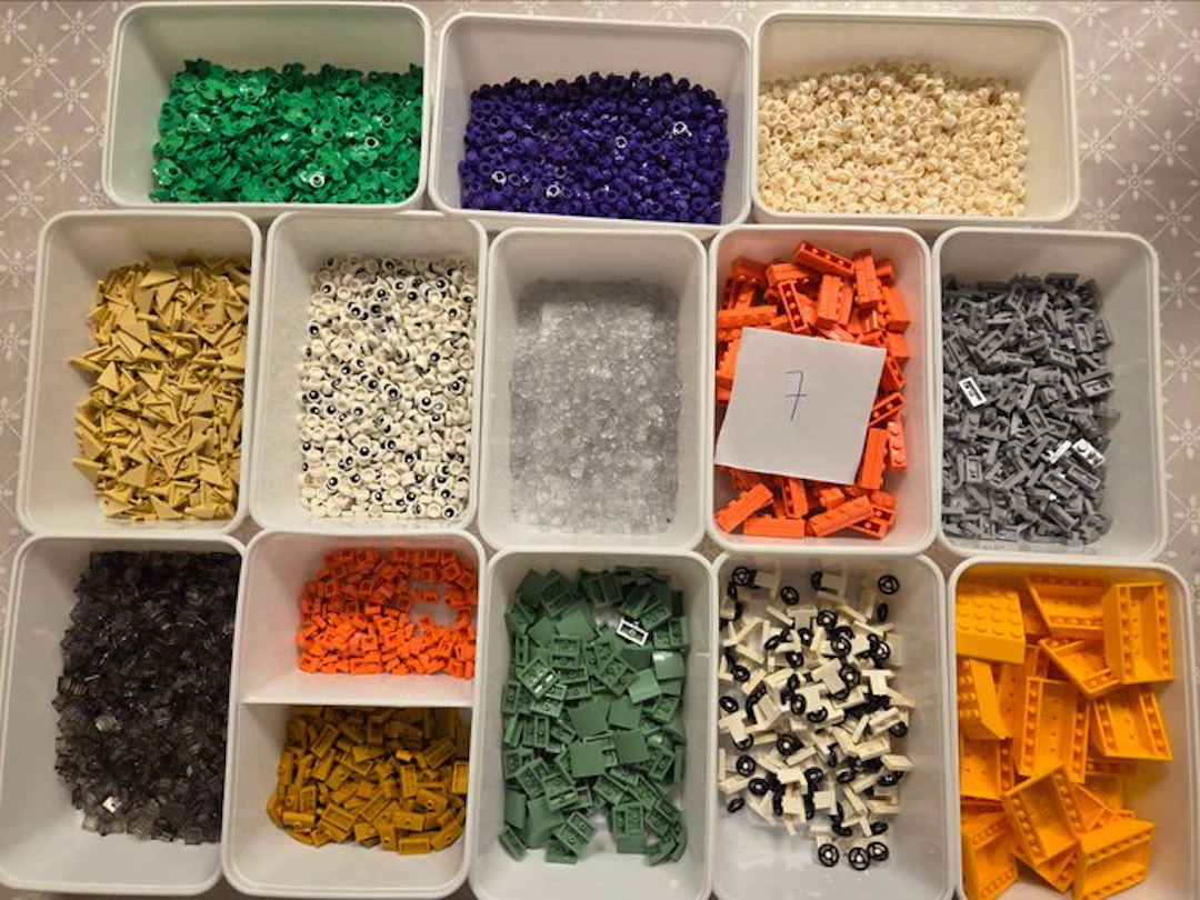LEGO Pieces - partij lego onderdelen in soorten en kleuren Nieuw