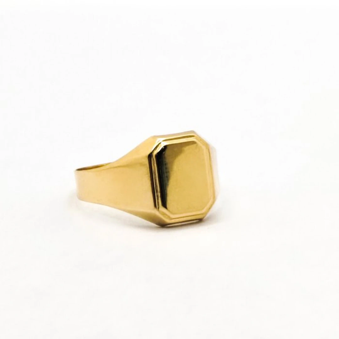 No reserve price - Ring - 18 kt. Yellow gold
