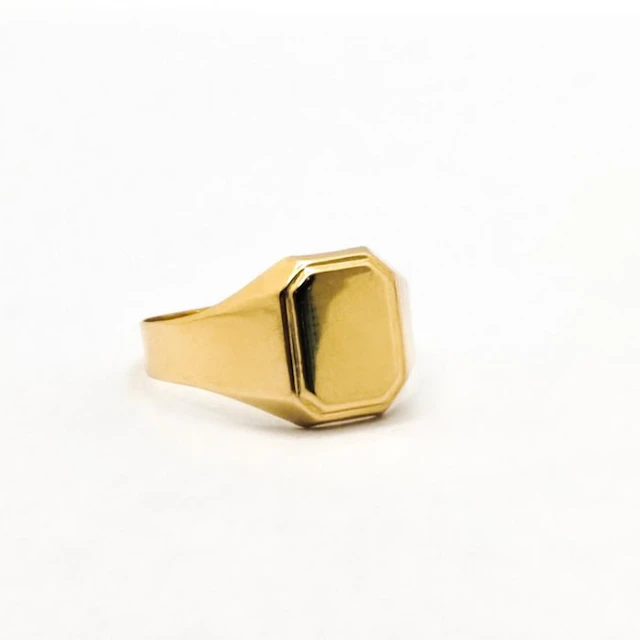 No reserve price - Ring - 18 kt. Yellow gold