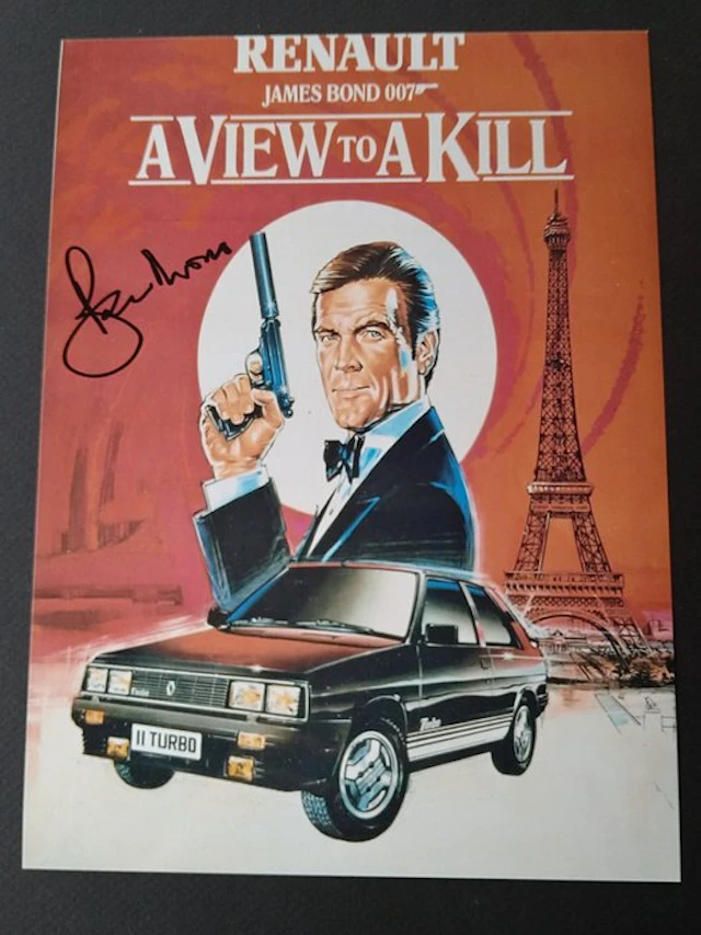 James Bond 007: A View To a Kill - Sir Roger Moore (+) as 007 - Autograph