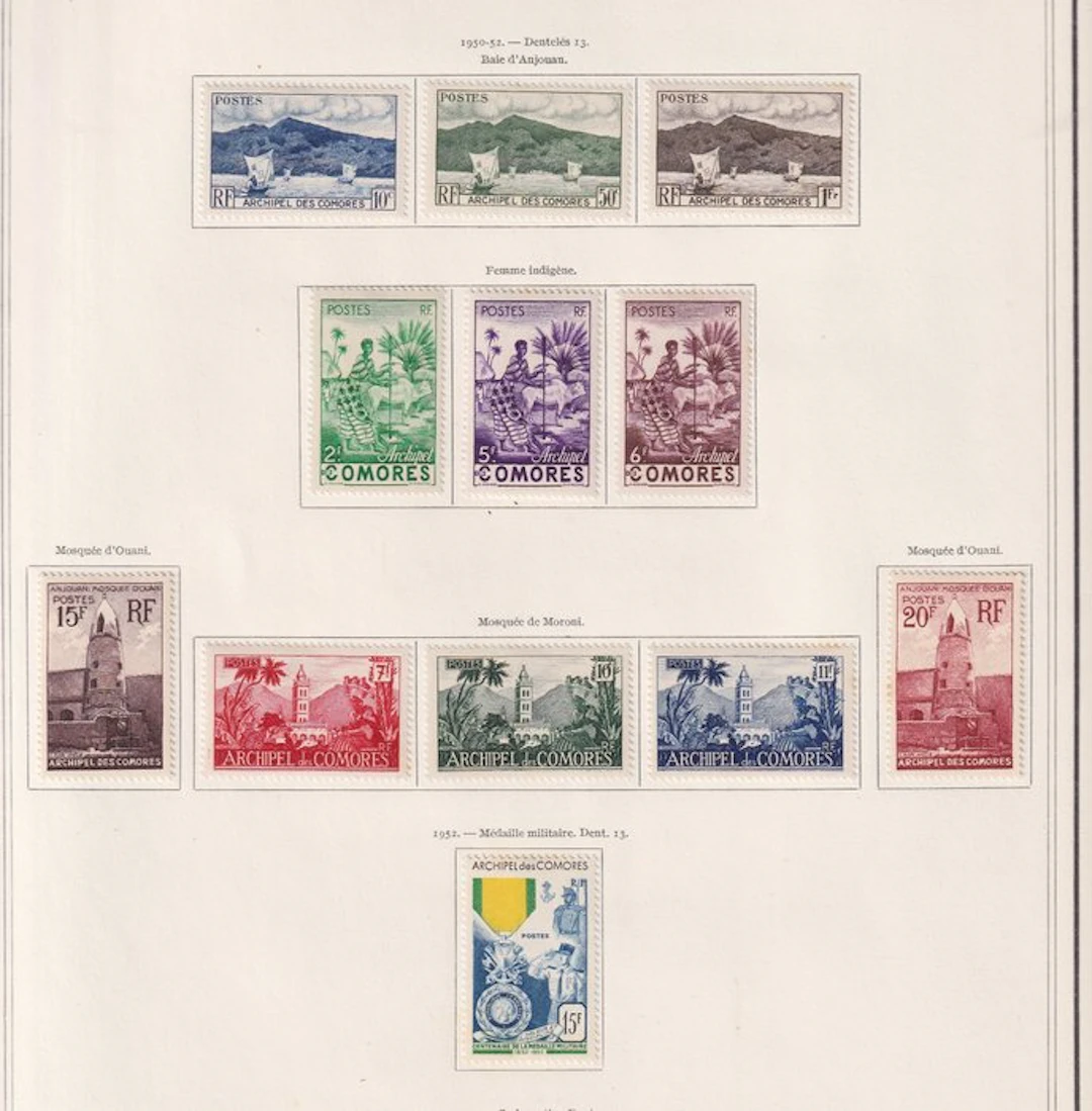 Comoros - Collection de timbres