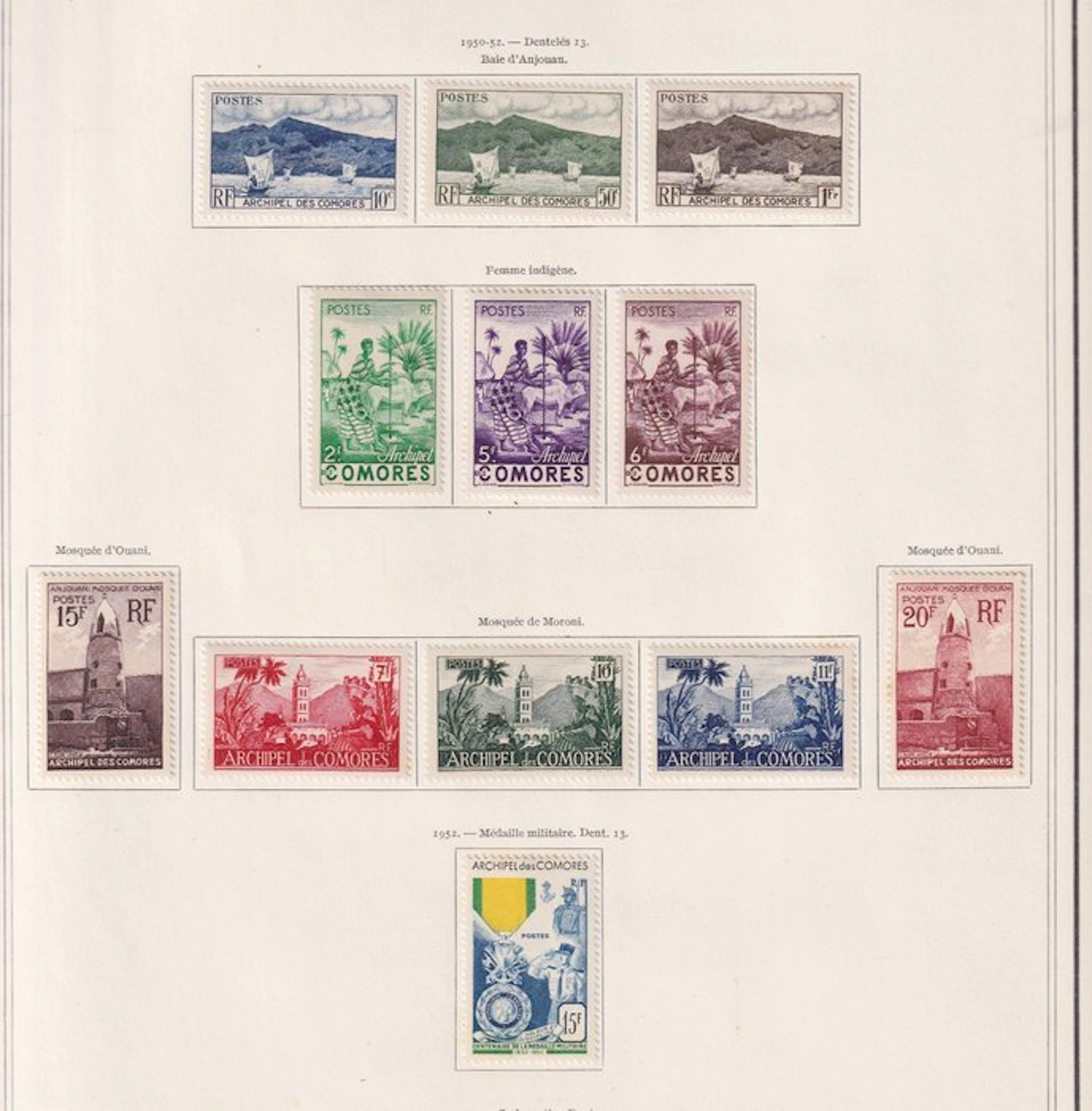 Comoros - Collection de timbres