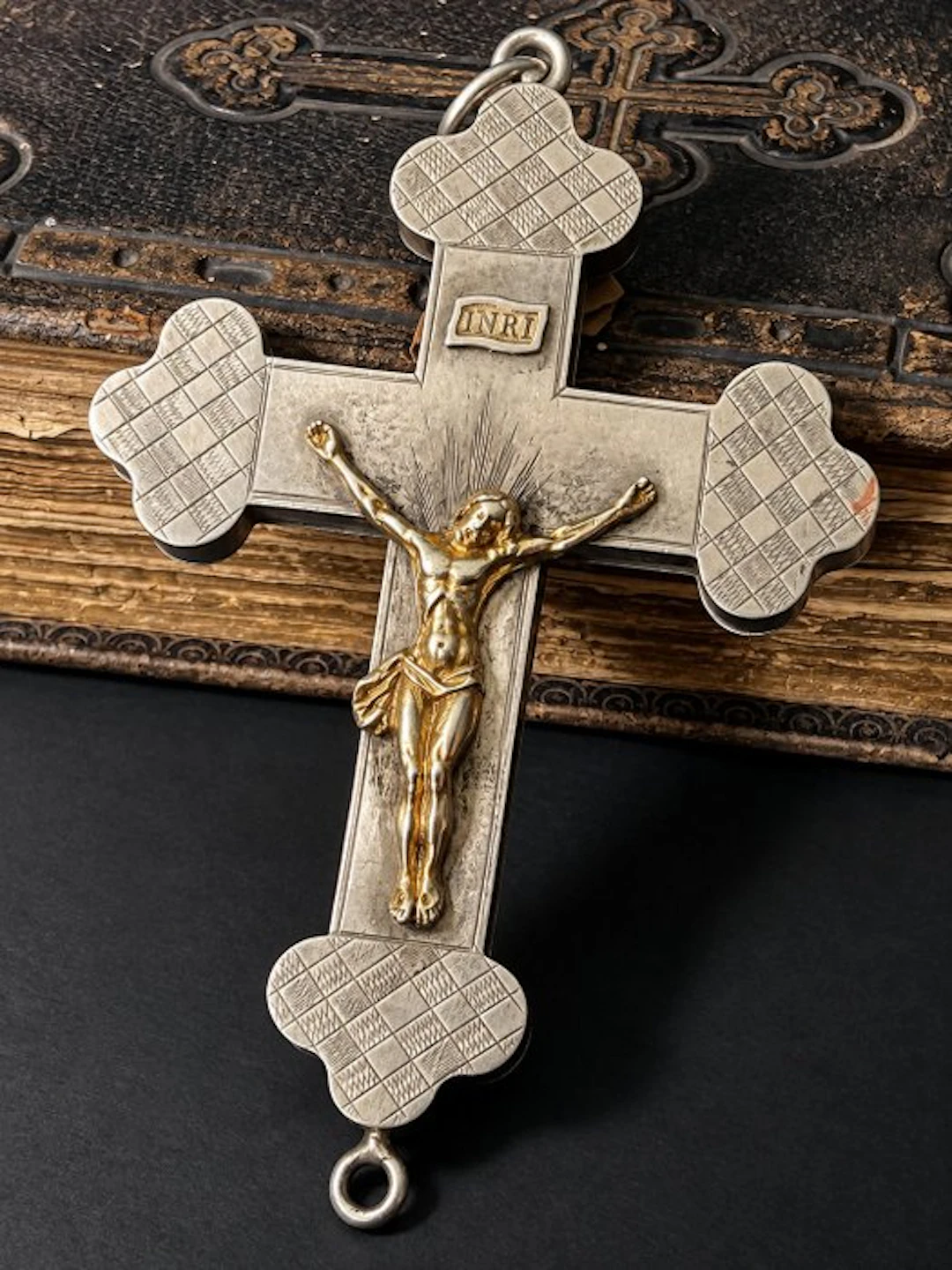 Reliquary - Silver - 1850-1900 - Opening reliquary cross