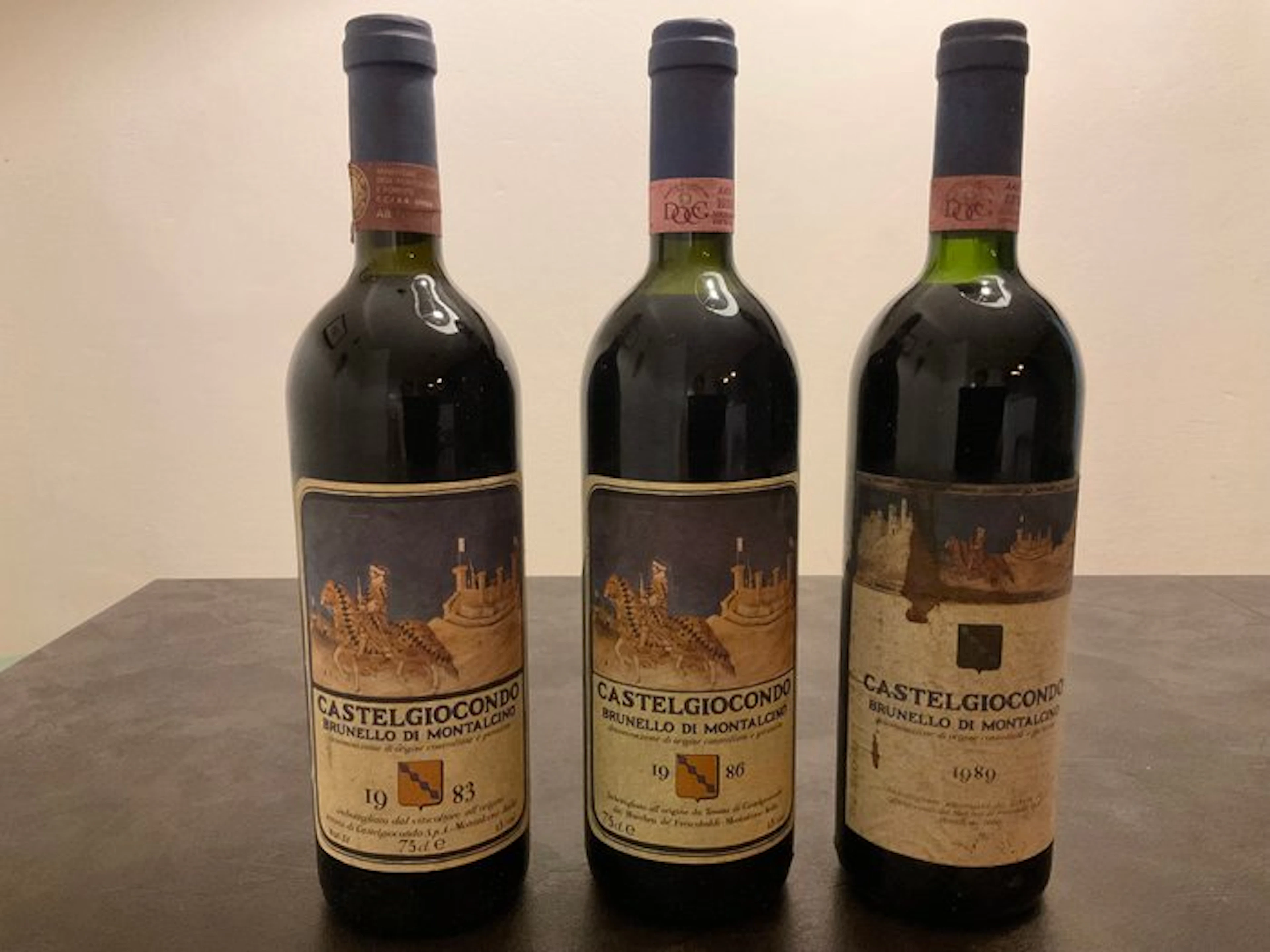 1983, 1986 & 1989 Frescobaldi