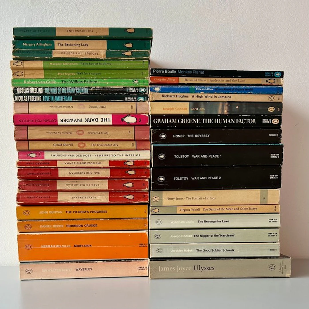 Various - 36 Penguin Books collection (assorted vintage paperbacks) - 1937-1980