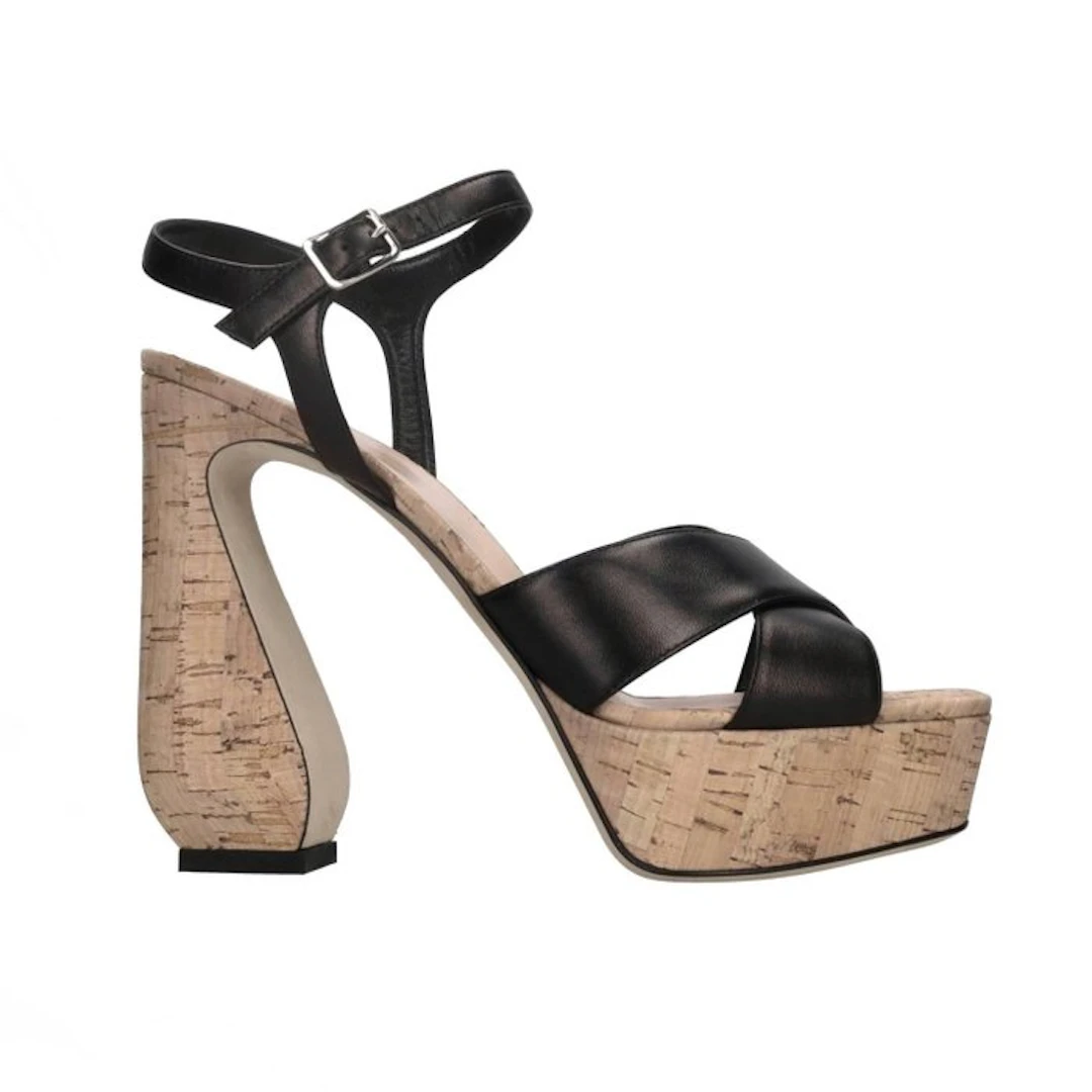 Sergio Rossi - Wedge sandals - Size: EU 39 - New in box