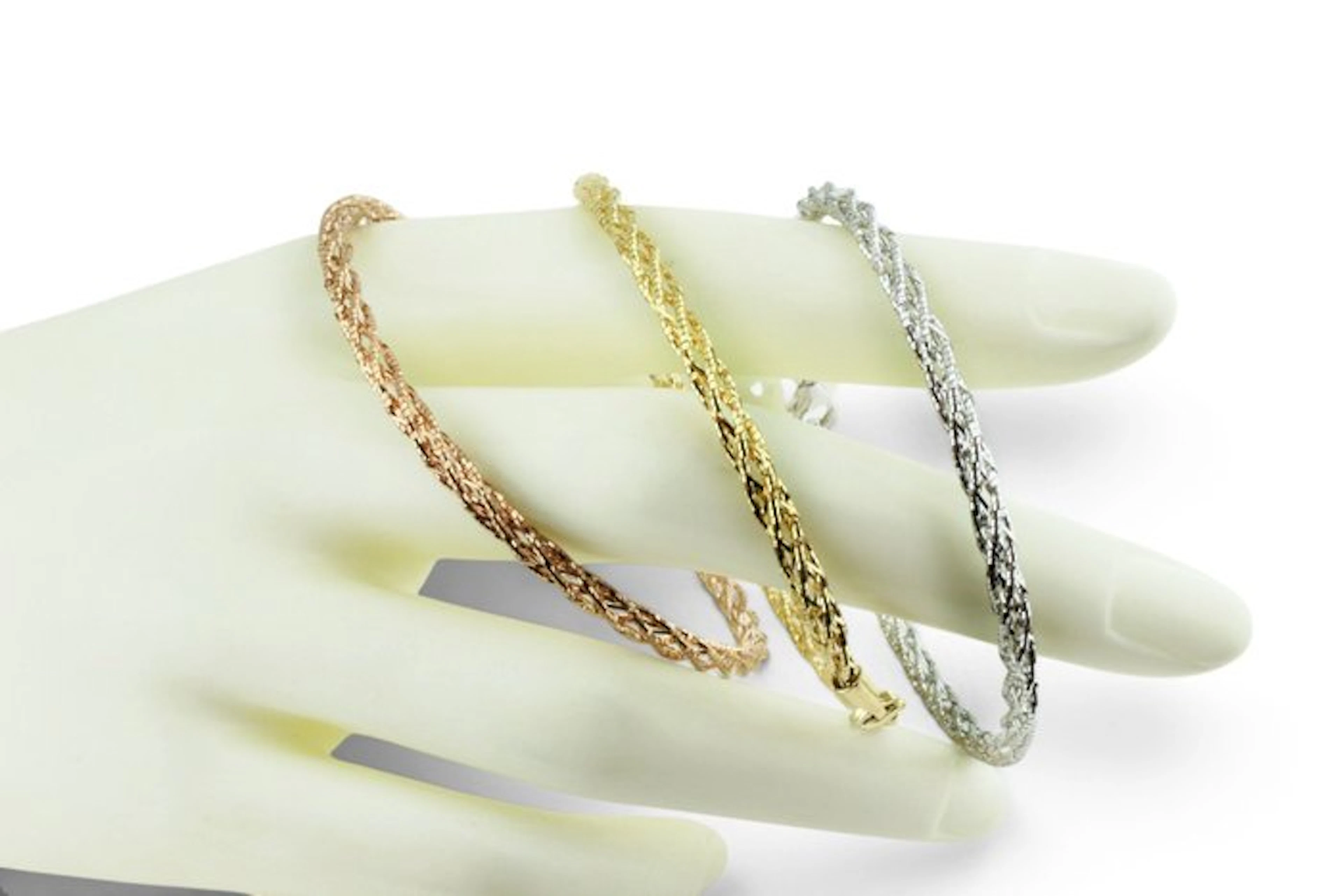 Bracelet - 18 kt. Yellow gold, White gold, Rose gold