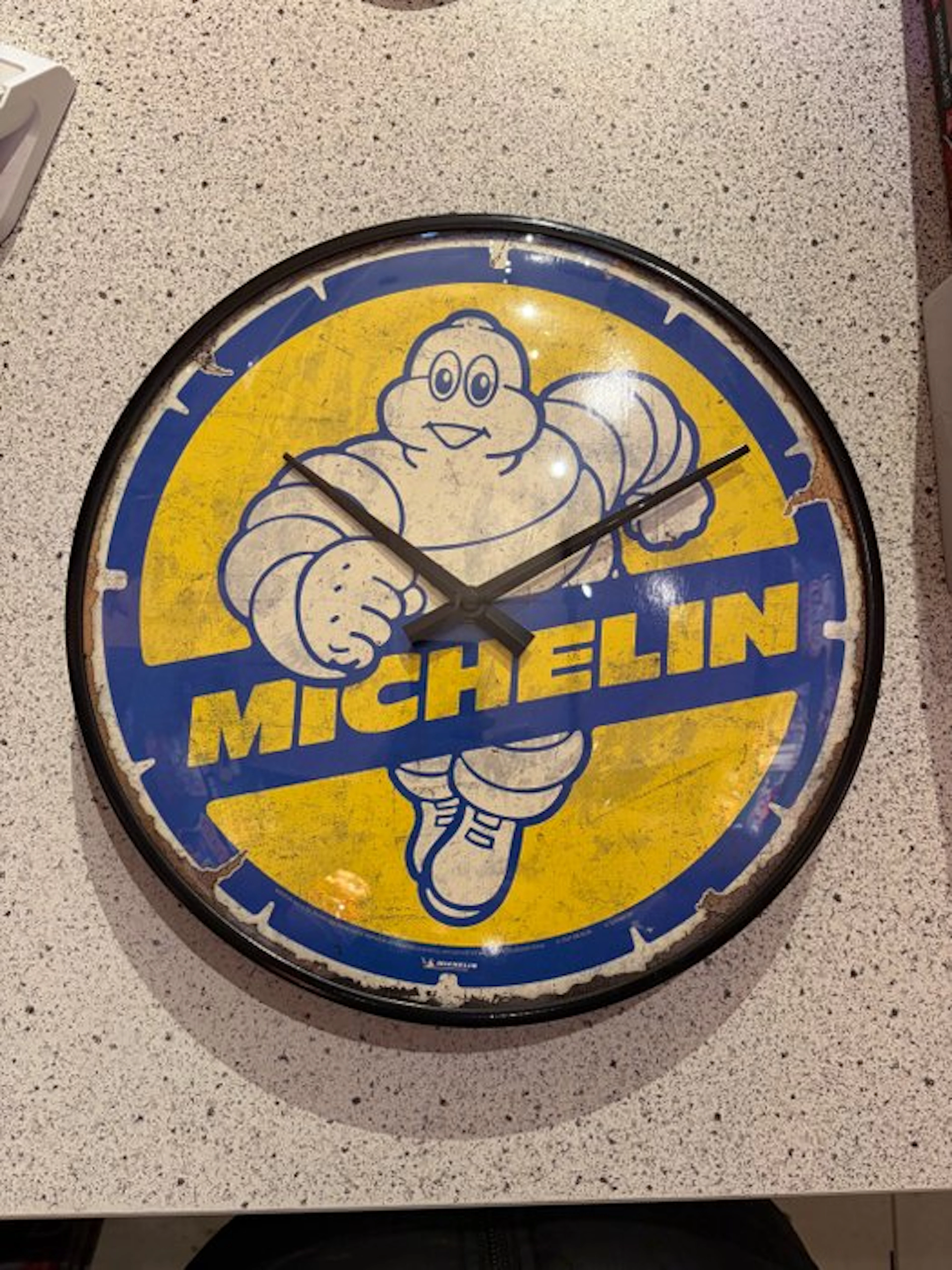 advertising wall clock - Michelin - Contemporary Plastic