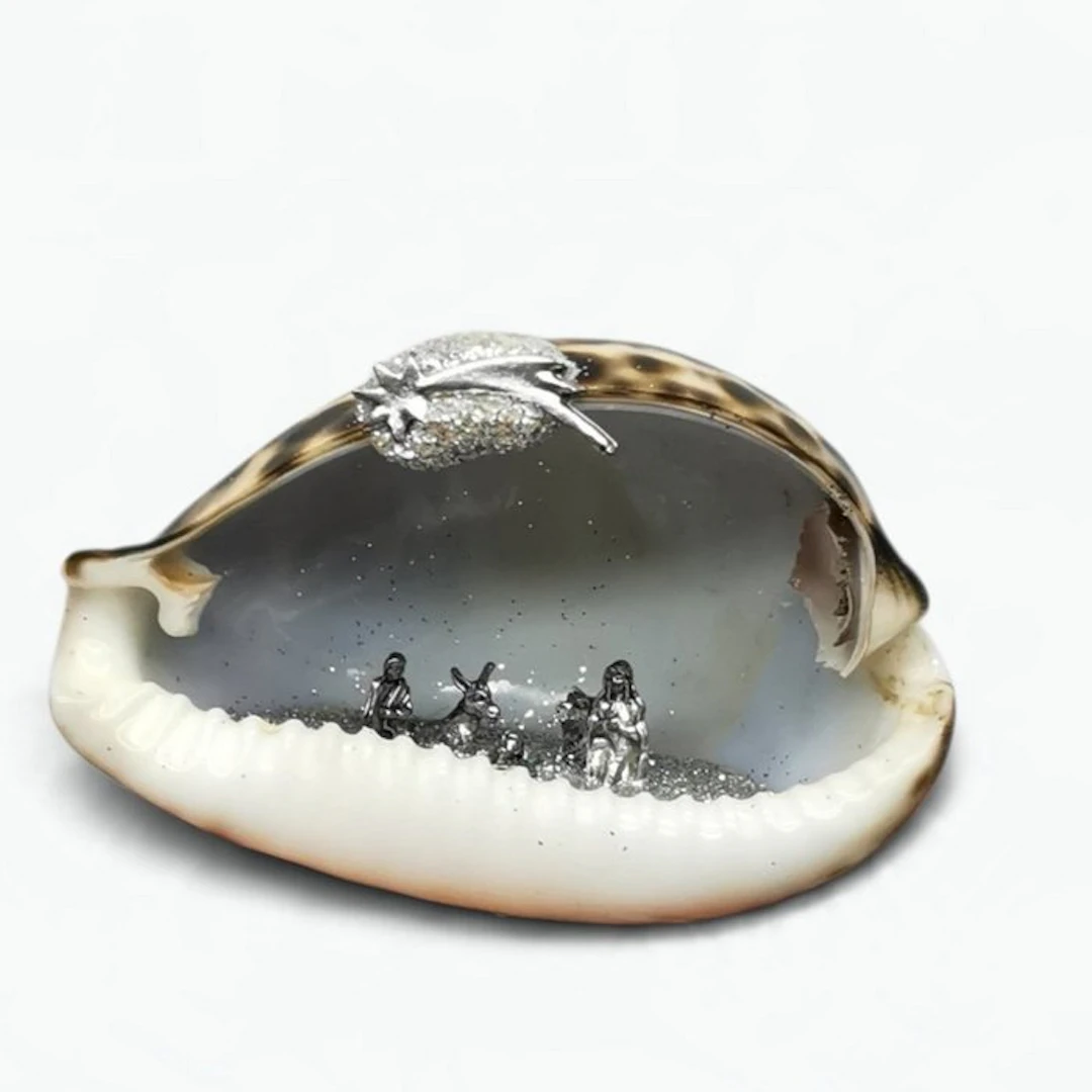 Nativity scene - Silverplated, Shell - Italian craftsmanship