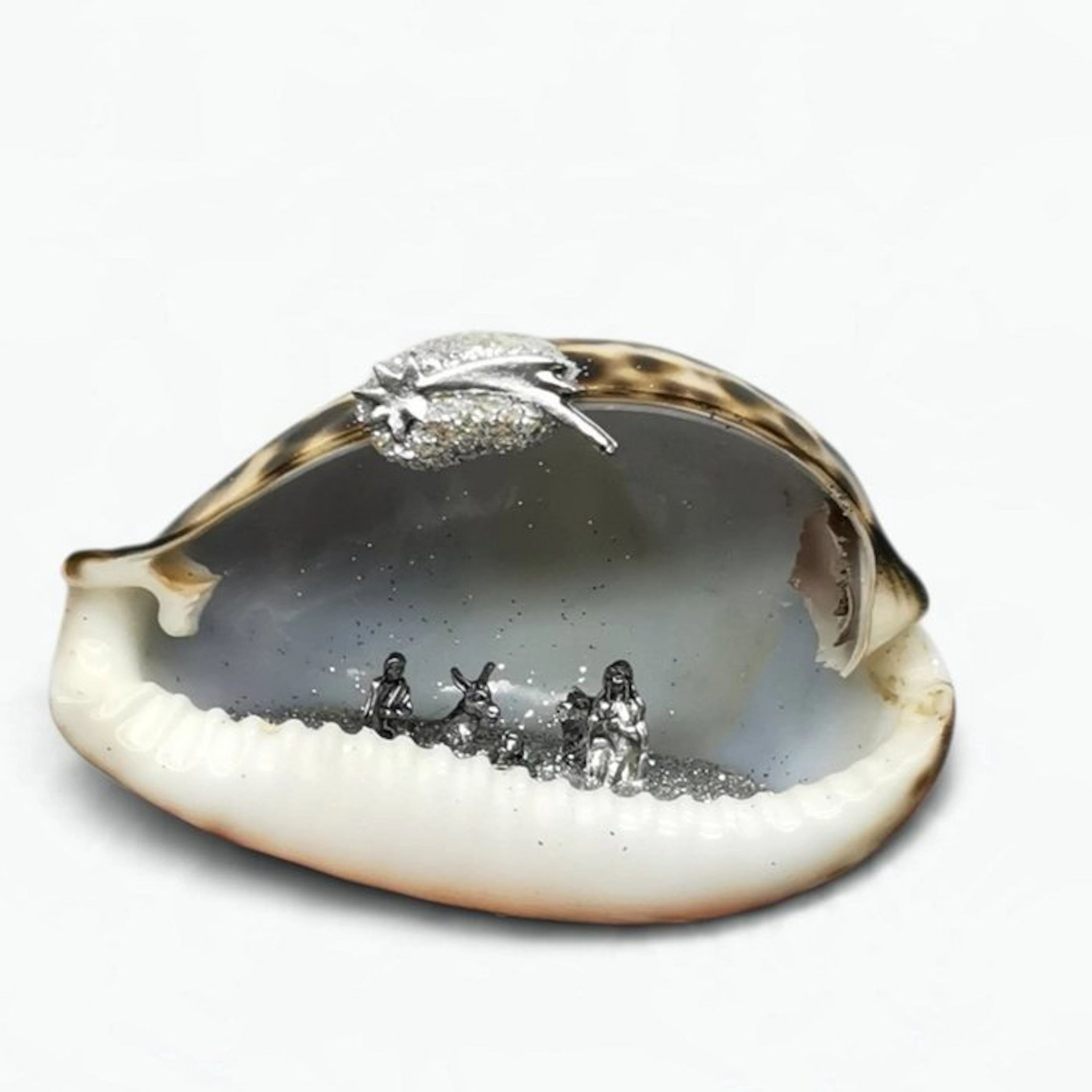 Nativity scene - Silverplated, Shell - Italian craftsmanship