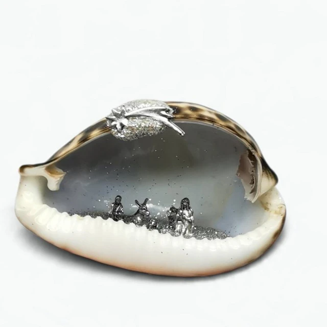Nativity scene - Silverplated, Shell - Italian craftsmanship