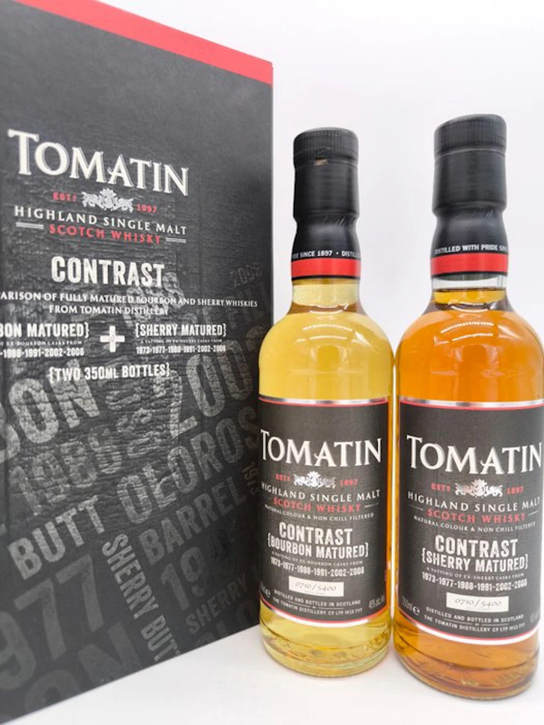 Tomatin Contrast (Bourbon Matured) & Contrast (Sherry...